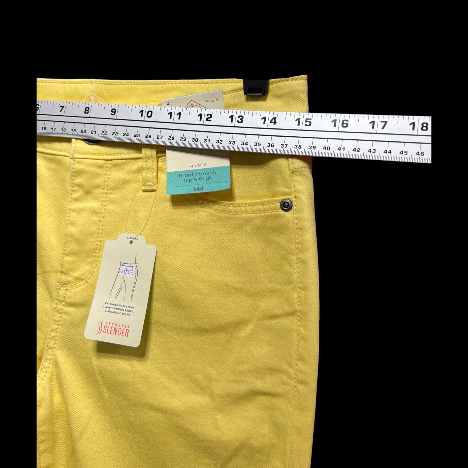 Other St.John's Bay - Women's Mid-Rise Skinny Jeans - Fitted Throu Size 26" / US 2 / IT 38 - 3 Thumbnail