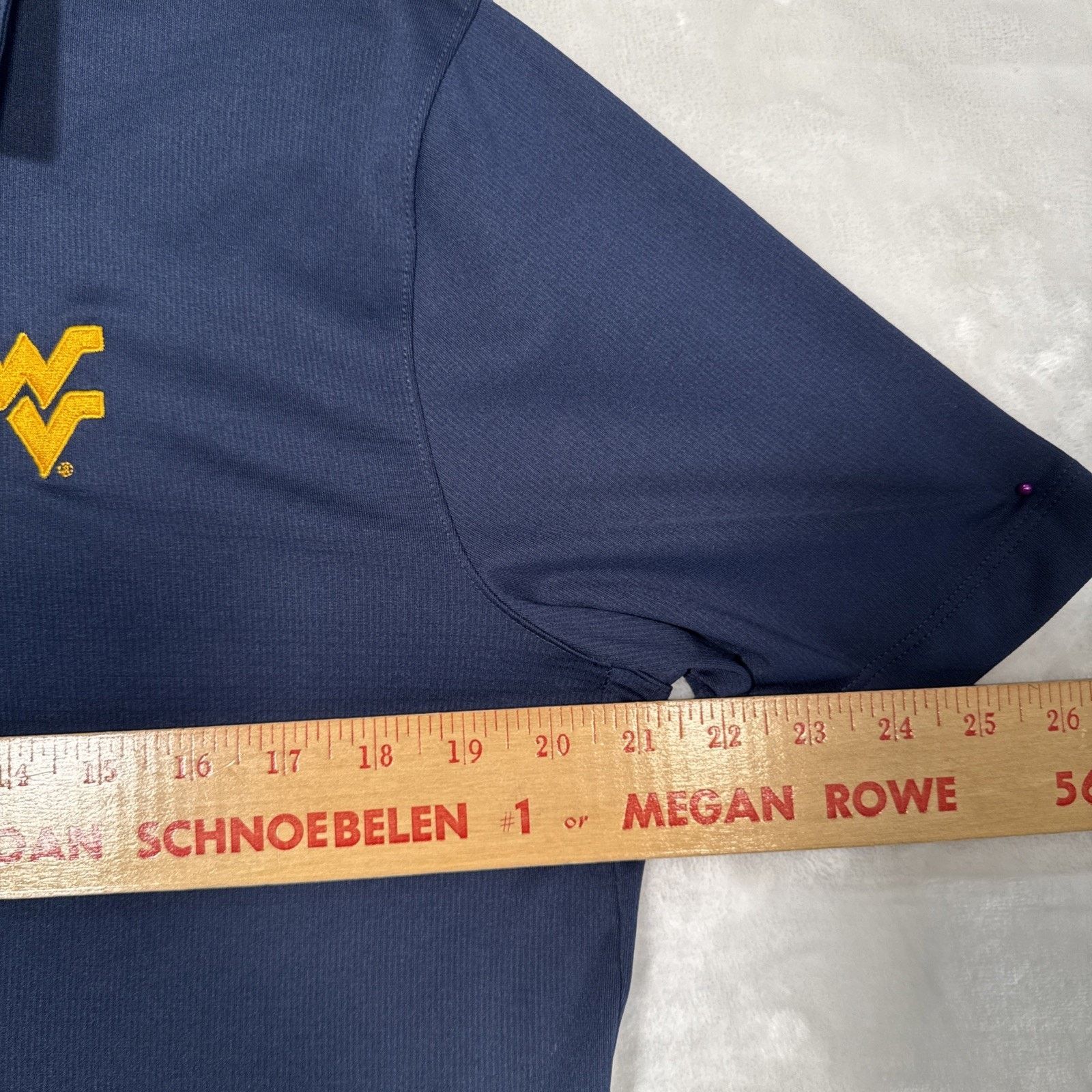 Nike NIKE STANDARD DRI-FIT WVU WEST VIRGINIA MOUNTAINEERS POLO Size US M / EU 48-50 / 2 - 8 Thumbnail
