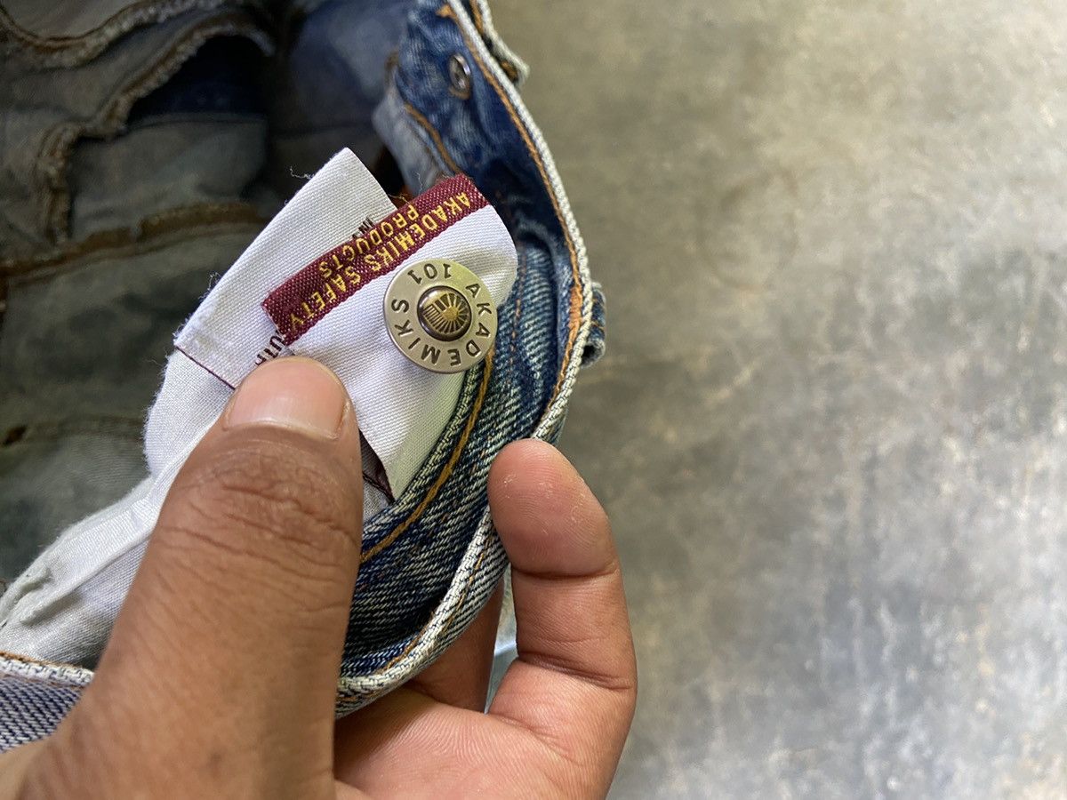 Hysteric Glamour × Japanese Brand Baggy Patchwork Denim Kapital Inspired Size US 35 - 18 Thumbnail