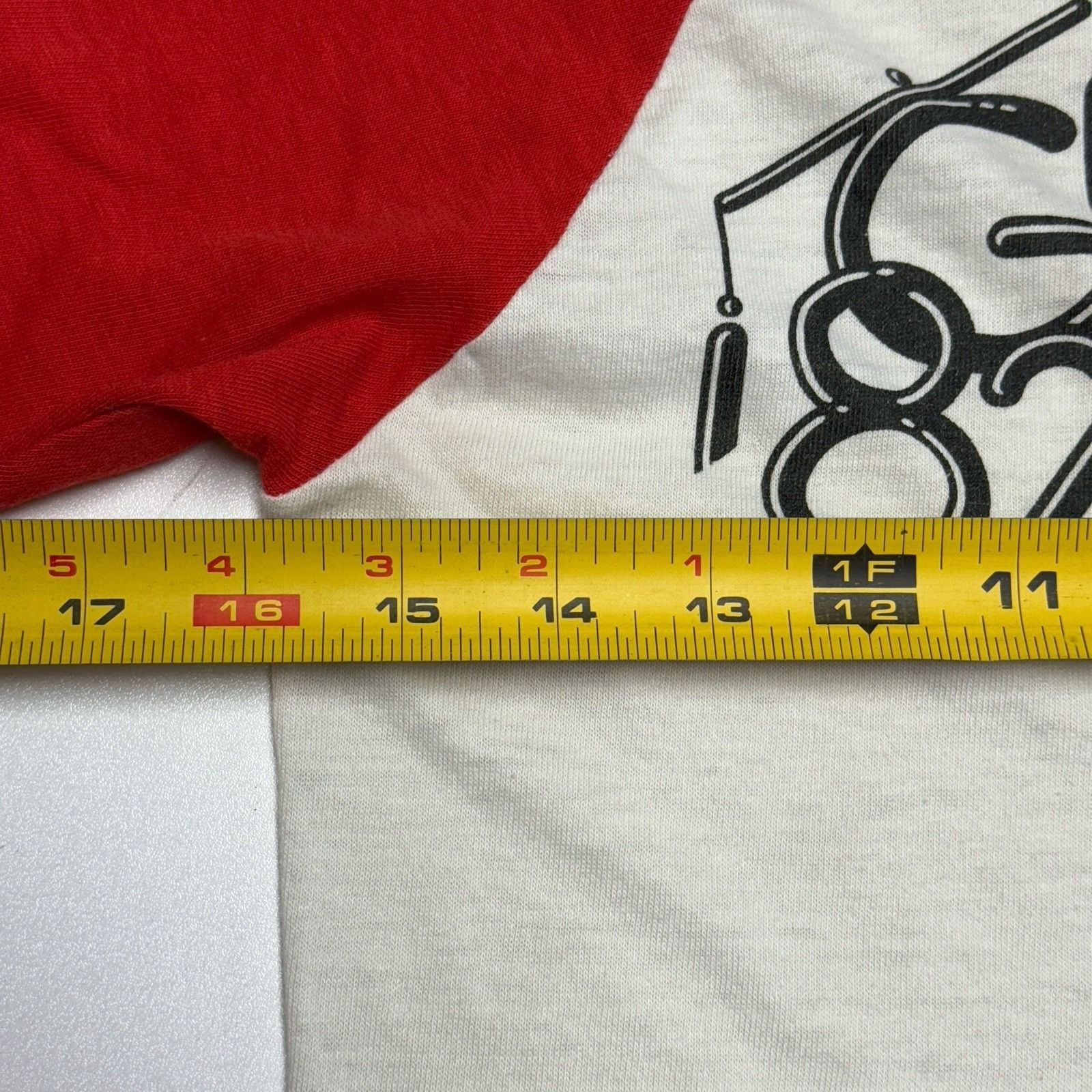 Vintage Vintage 80s Mickey Mouse Grad Night Shirt Adult Small White Size US S / EU 44-46 / 1 - 13 Thumbnail