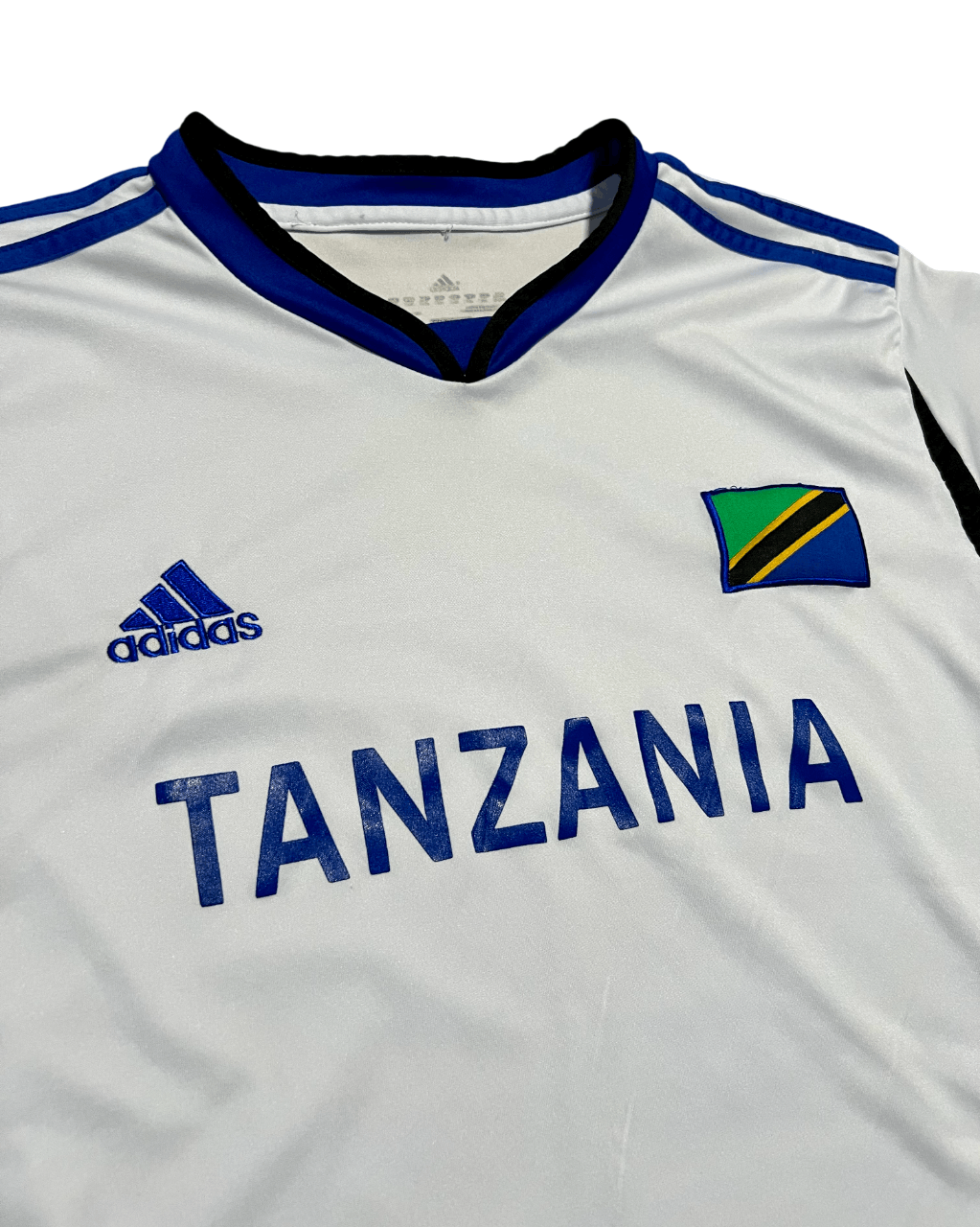 Adidas Tanzania Adidas White Climacool Football Soccer Jersey Size US XL / EU 56 / 4 - 2 Thumbnail