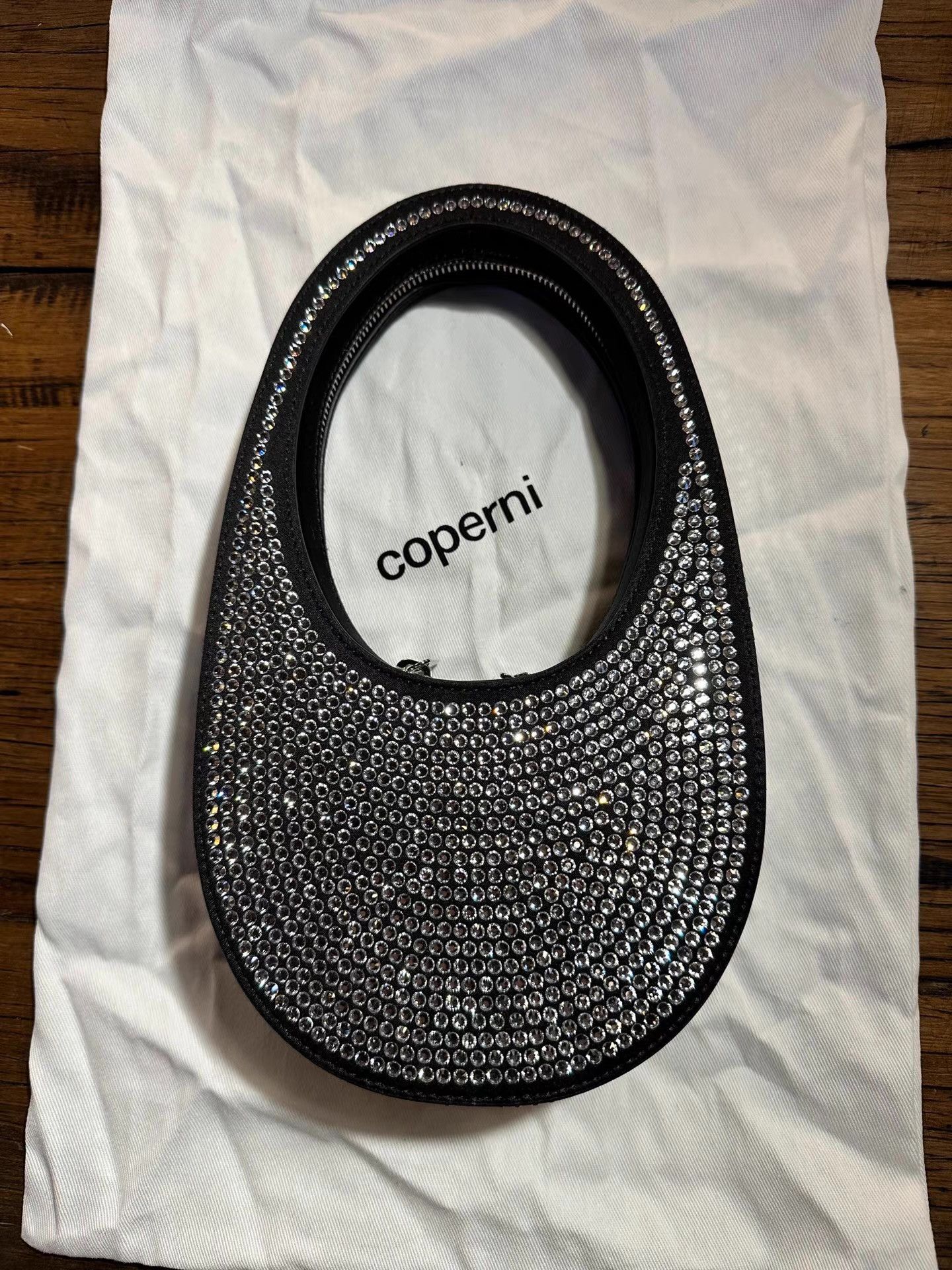 Coperni COPERNI 23FW Full‑Crystal Mini Swipe Bag Ｑ25 Size ONE SIZE - 4 Thumbnail