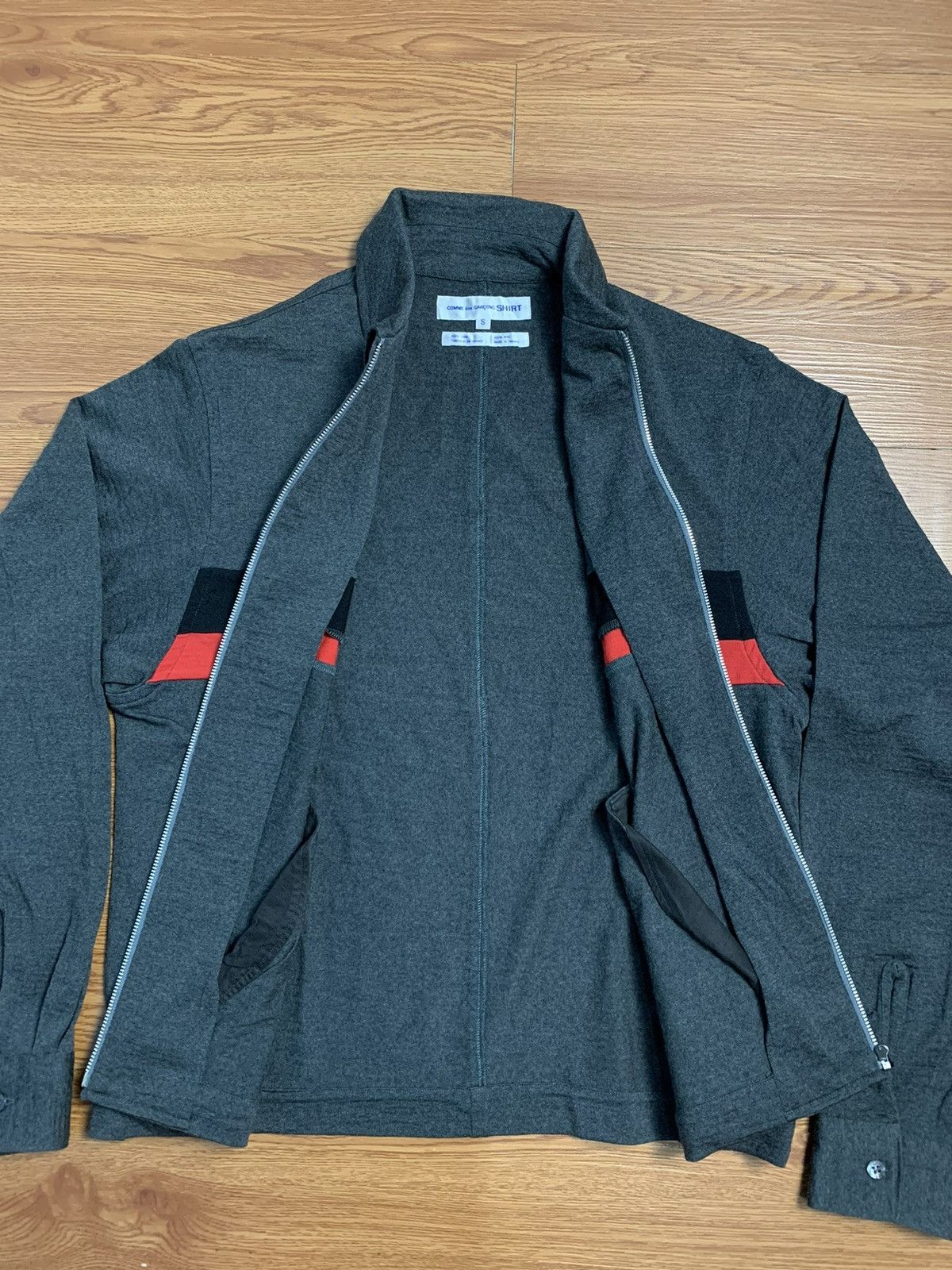 Comme des Garcons Comme Des garcons Stripe Chest Light Jacket Size US S / EU 44-46 / 1 - 5 Thumbnail