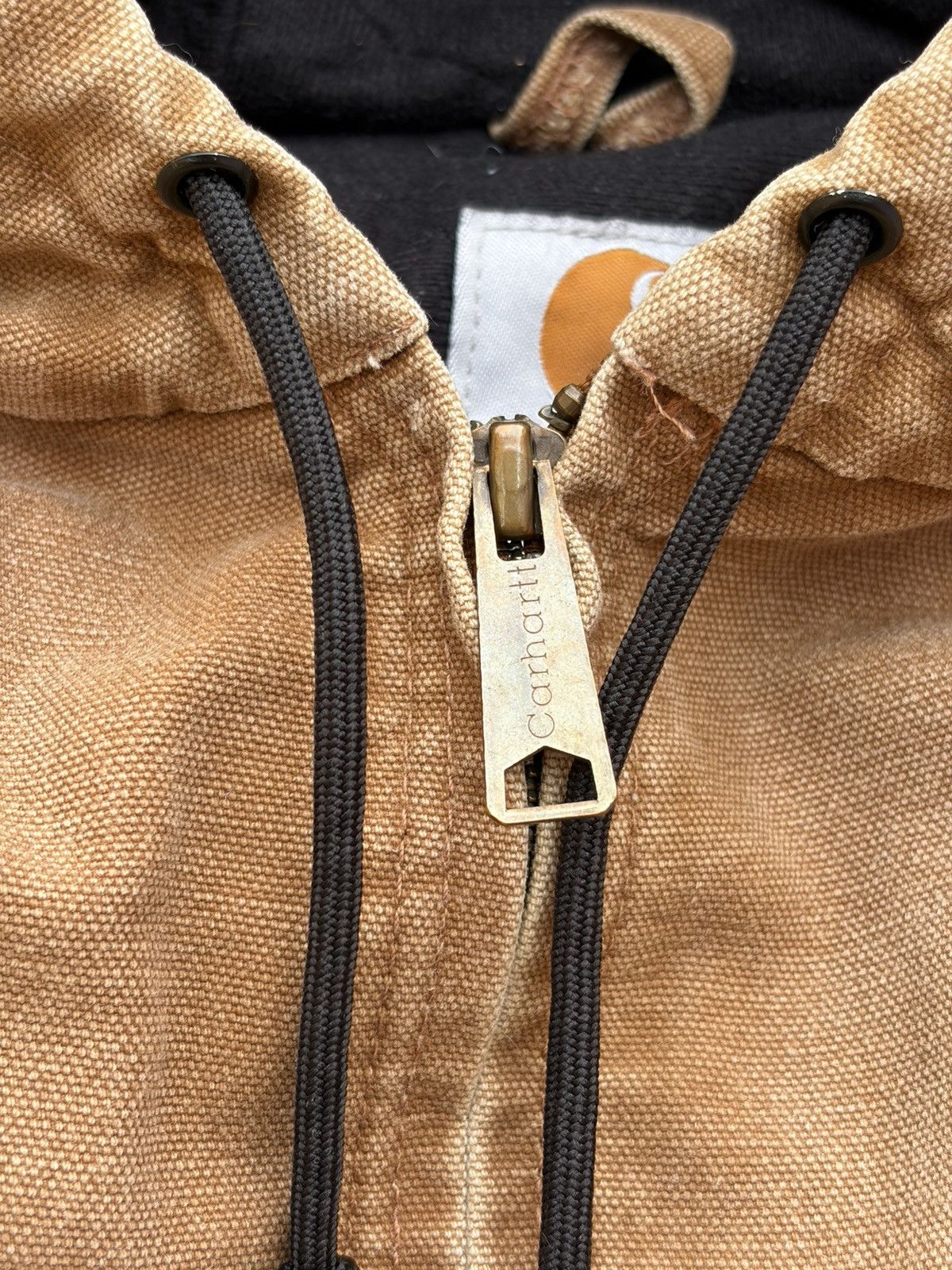 Carhartt Vintage 00s Carhartt Active Hood Jacket WJ130 BRN Size US M / EU 48-50 / 2 - 5 Thumbnail