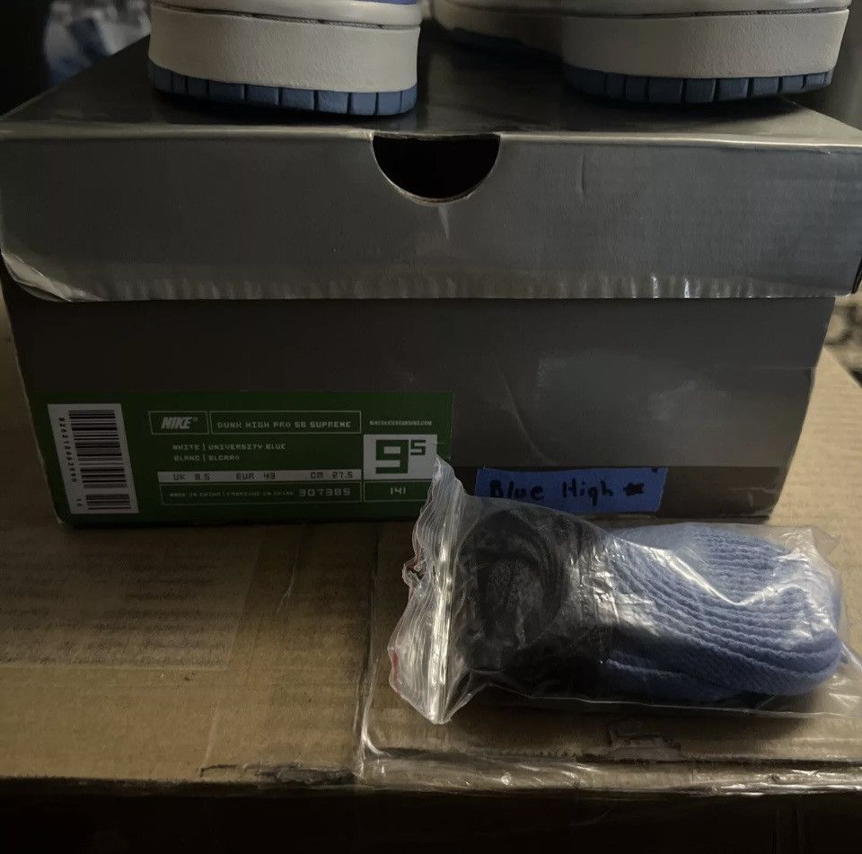 Nike OG ALL 8/10- 2003 Supreme Stars - Nike SB Dunk High, Rare Size US 9.5 / EU 42-43 - 14 Thumbnail
