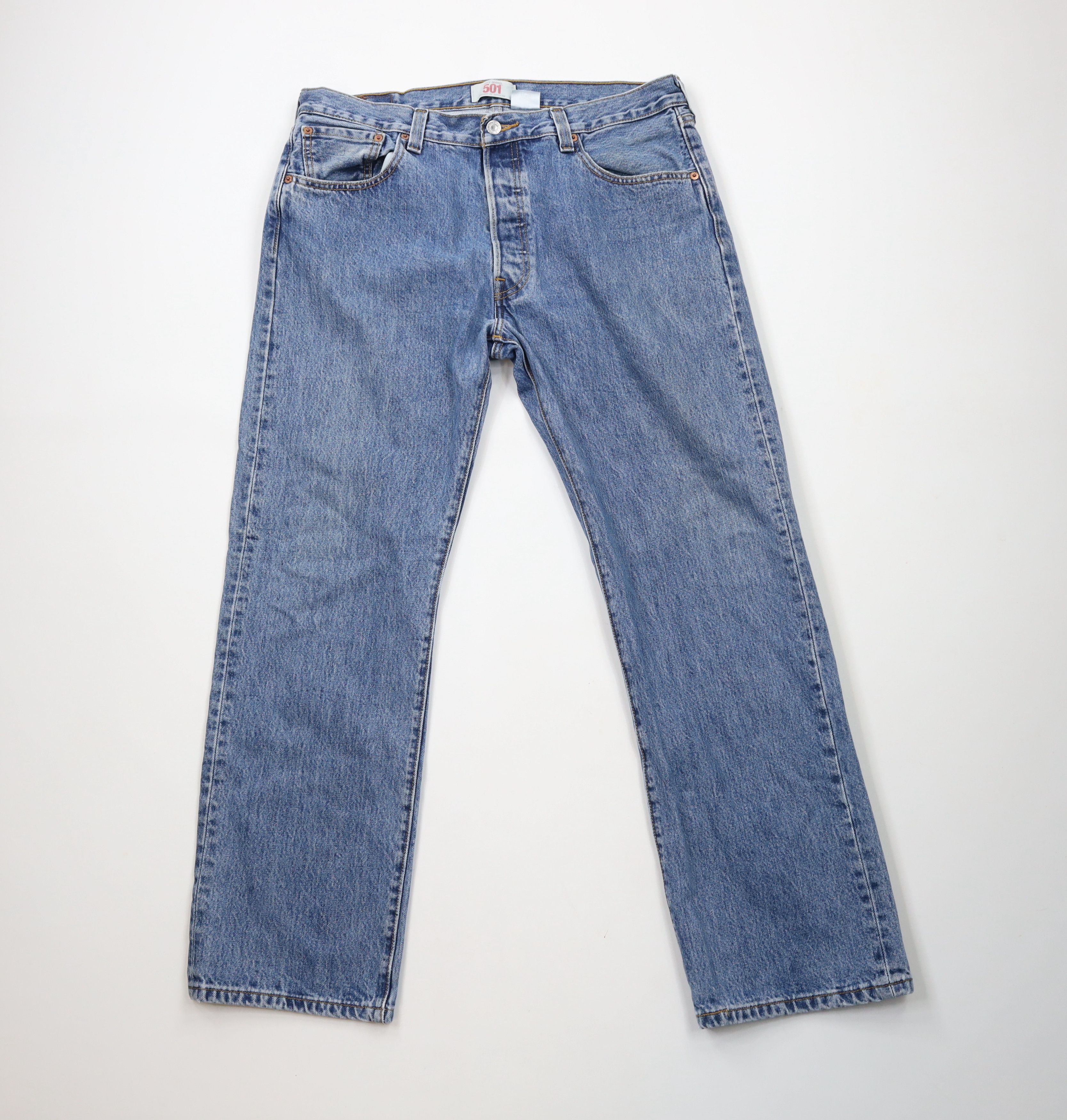 Levi's × Vintage Vintage Y2K Levis 501xx Button Fly Original Fit Denim Jeans Size US 36 / EU 52 - 1 Thumbnail