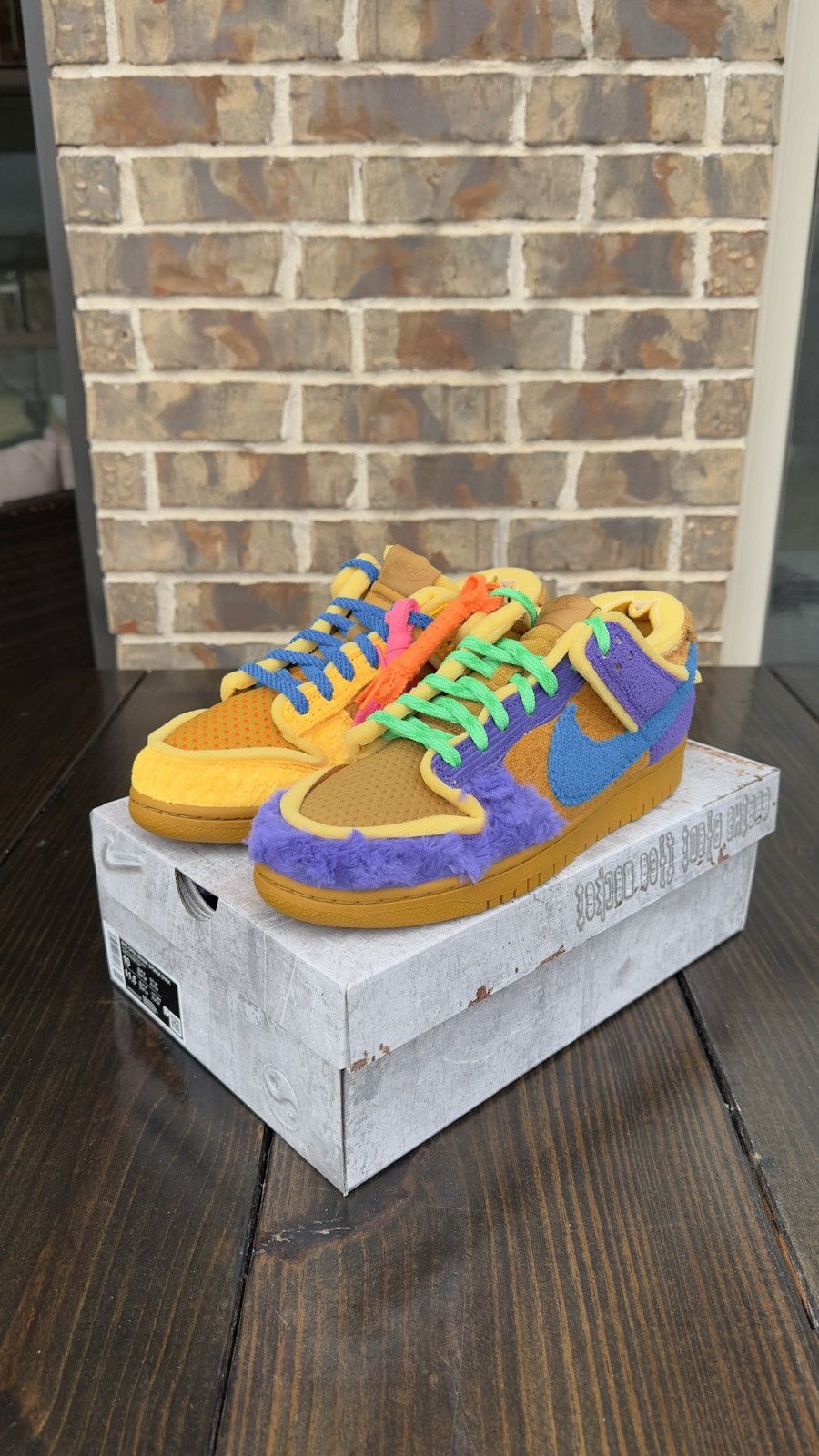 Cactus Plant Flea Market × Nike Nike x CPFM Cactus Plant Flea Market Swamp Sponge Dunk Size US 10 / EU 43 - 1 Thumbnail