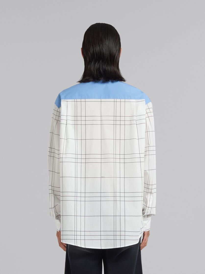 Marni o1w1db10824 Checked Shirt in White Blue Size US M / EU 48-50 / 2 - 3 Thumbnail