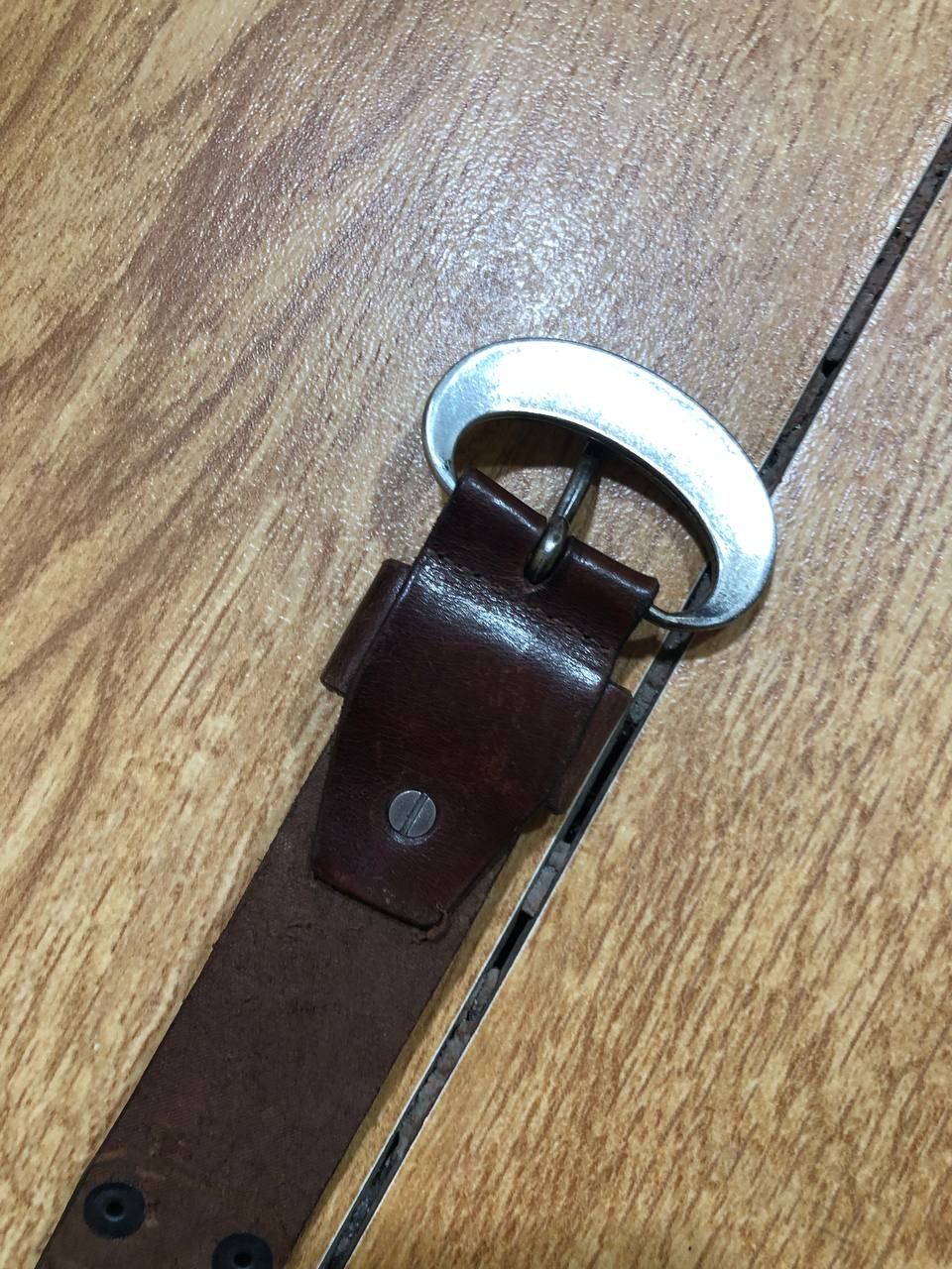 Diesel Diesel vintage brown leather belt biker Size ONE SIZE - 13 Thumbnail