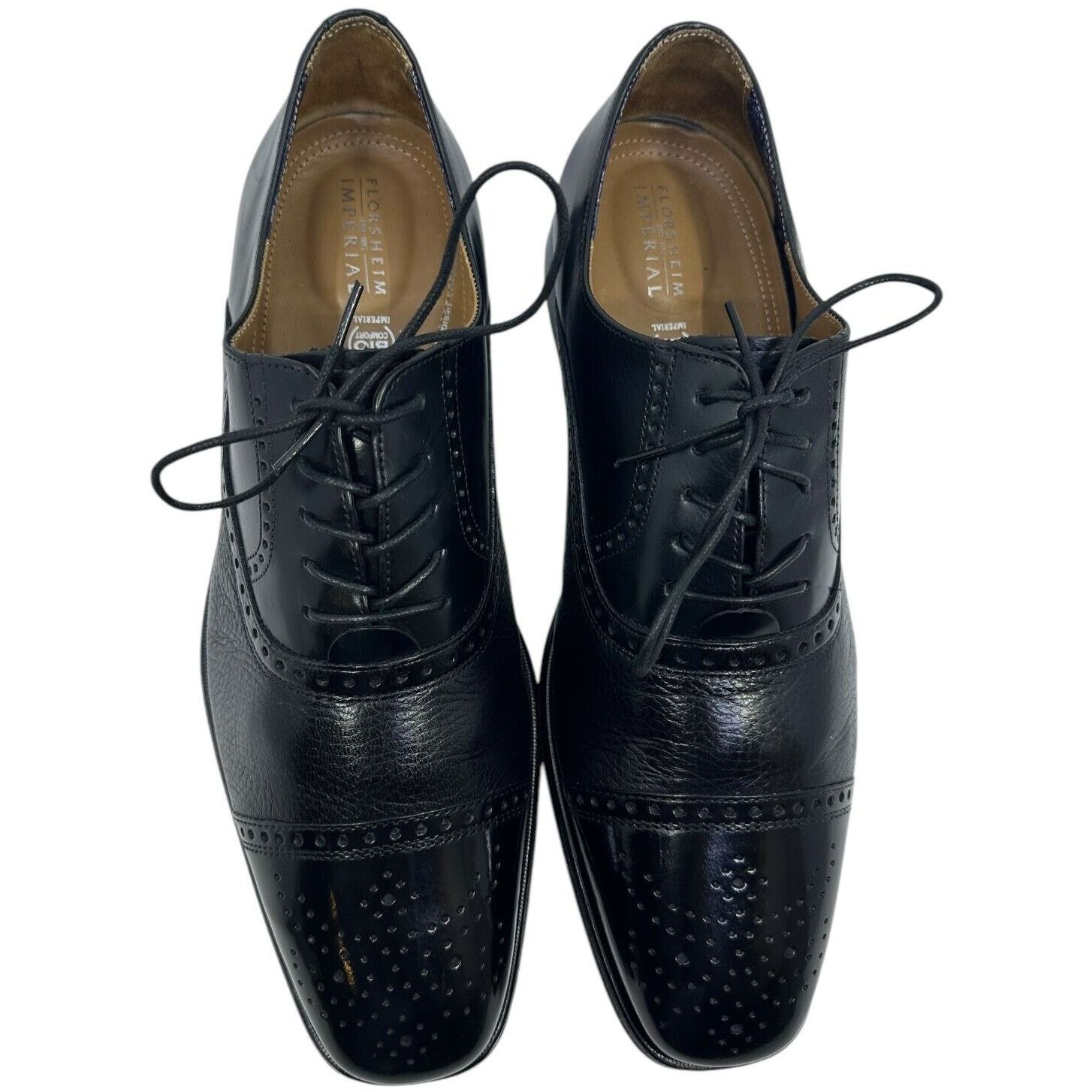 Florsheim Florsheim Imperial Comfort Mens Leather Oxfords 10D 12031 Size US 10 / EU 43 - 6 Thumbnail