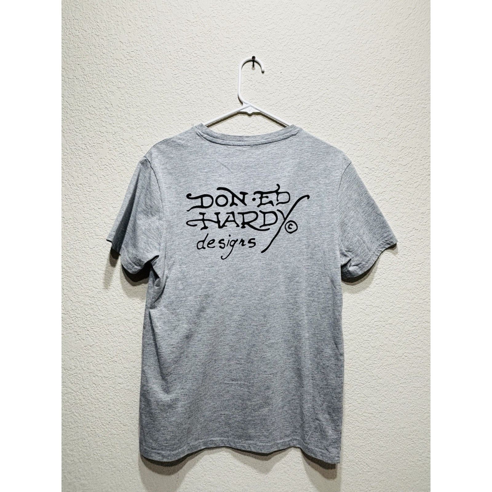 Ed Hardy Ed Hardy T Shirt Bejeweld Eagle Grey Heather Small Size US S / EU 44-46 / 1 - 4 Thumbnail
