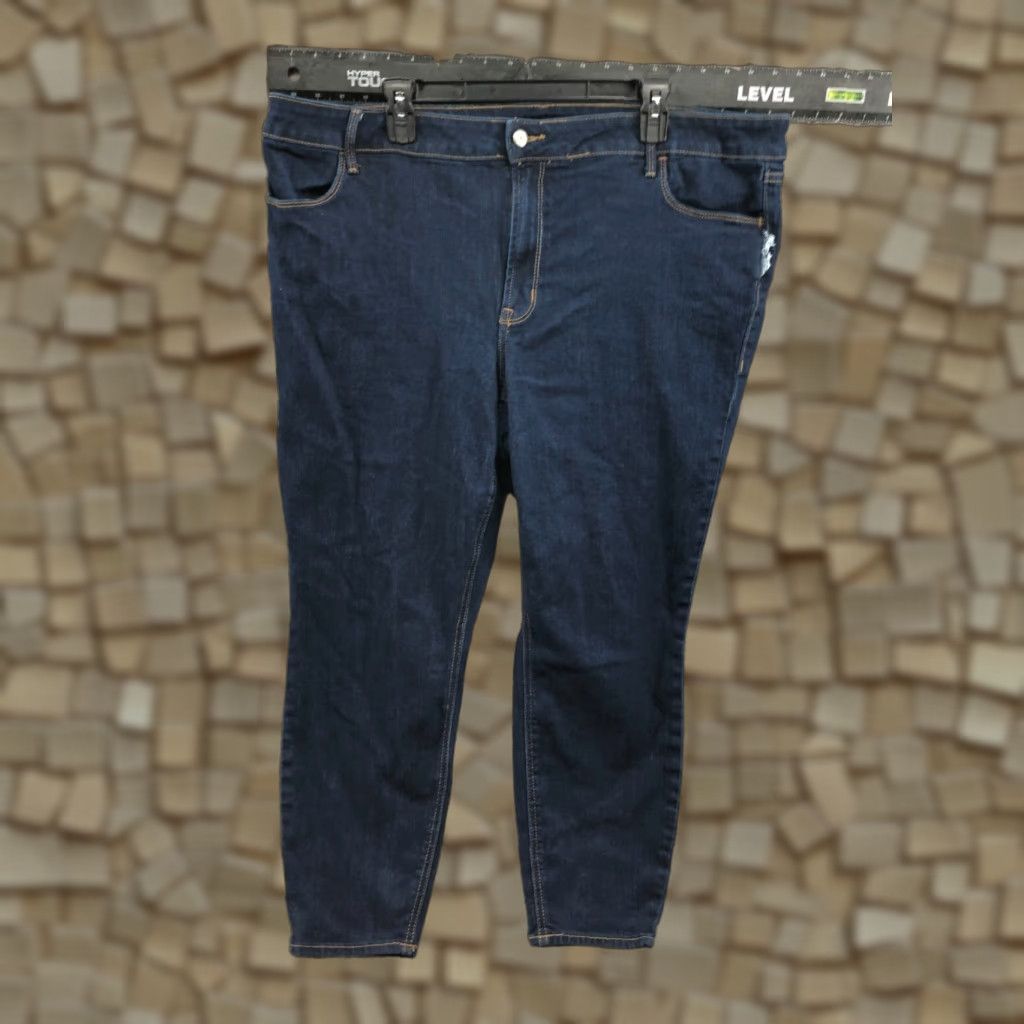 Old Navy Old Navy High Rise Super Skinny Jeans Plus Size 22 Womens Medium Wash Blue Flaw Size 40" / US 18 - 1 Thumbnail