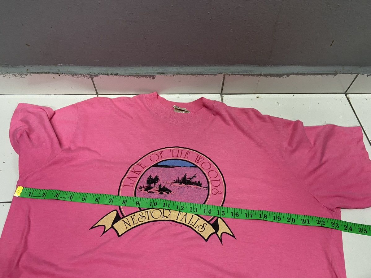 Vintage VINTAGE LAKE OF THE WOODS NESTOR FALLS CANADA TEE SHIRT Size US XL / EU 56 / 4 - 11 Thumbnail