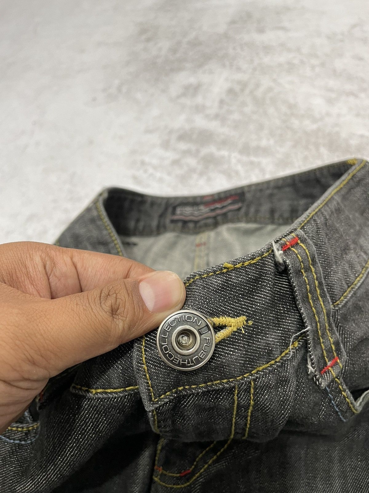 Hysteric Glamour × If Six Was Nine × Le Grande Bleu (L.G.B.) 2000s Fubu poem jnco denim y2k style Size US 29 - 6 Thumbnail