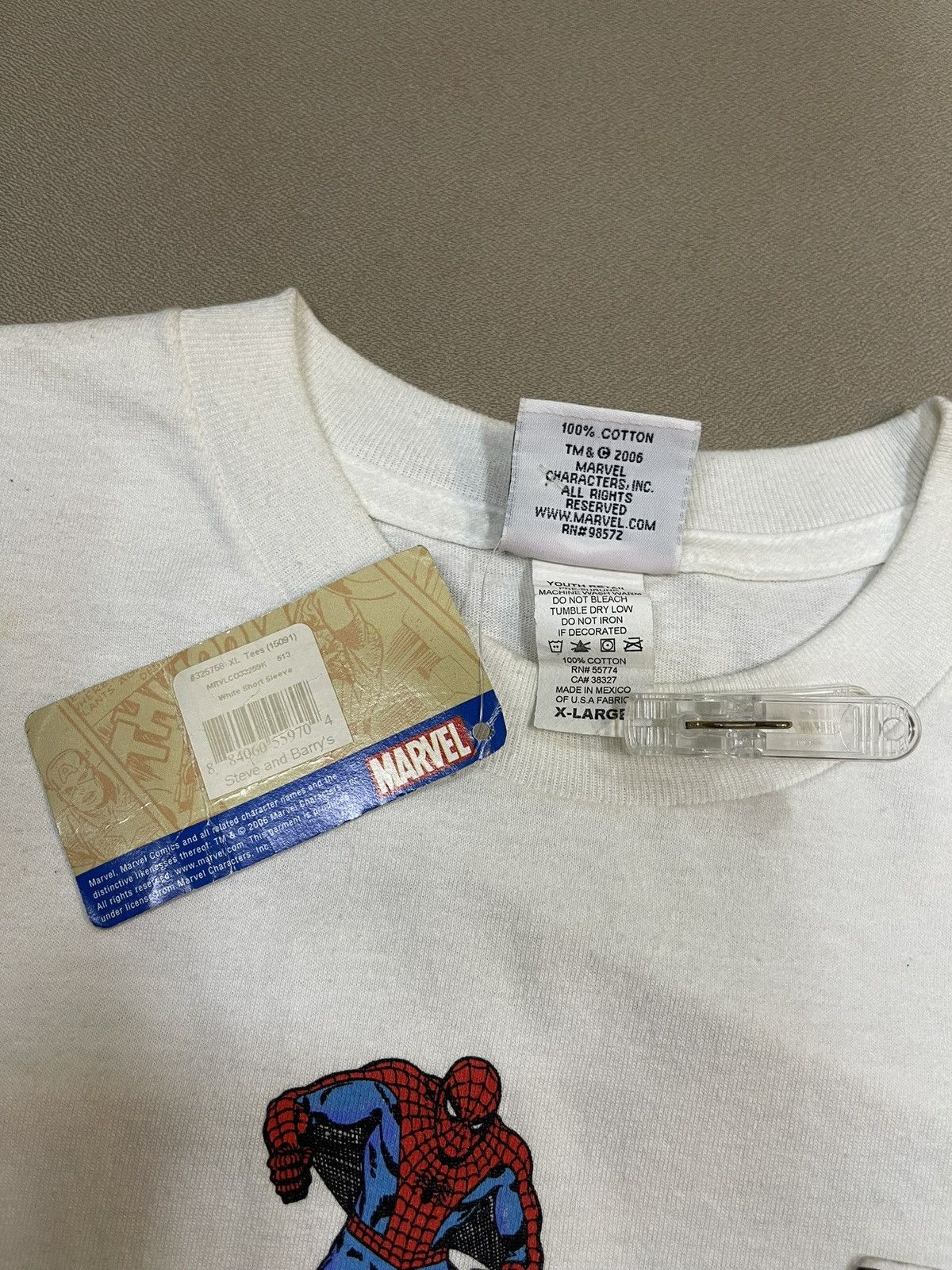 Vintage VINTAGE SPIDERMAN 2006 MARVEL COMICS MOVIE TEES Size US L / EU 52-54 / 3 - 6 Thumbnail