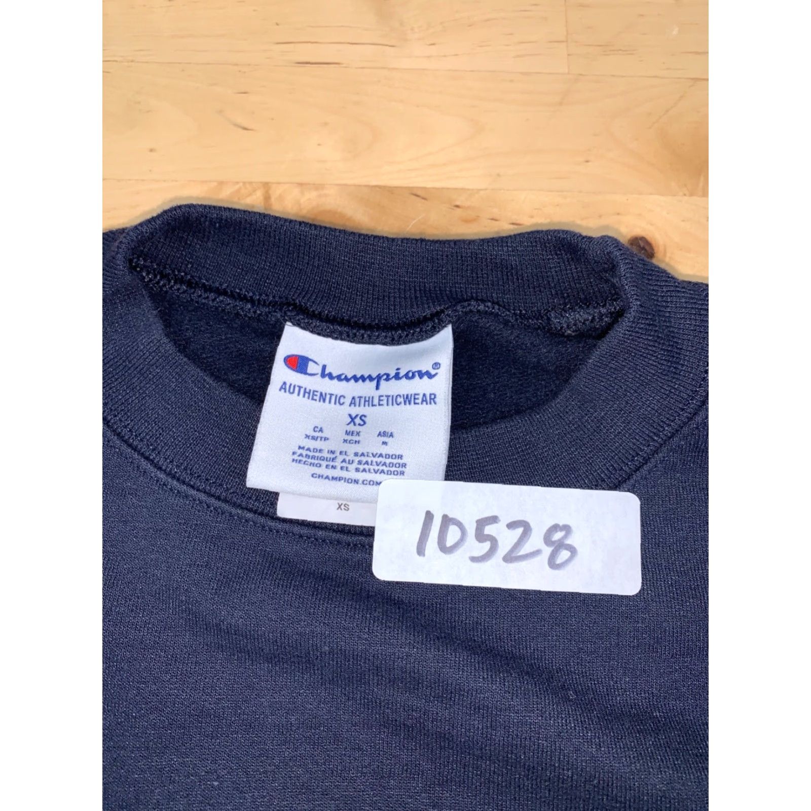 Champion Champion Pullover Sweatshirt Unisex Adults XS Blue Crew Neck University Pattern Solid 10528 Size US XS / EU 42 / 0 - 3 Thumbnail