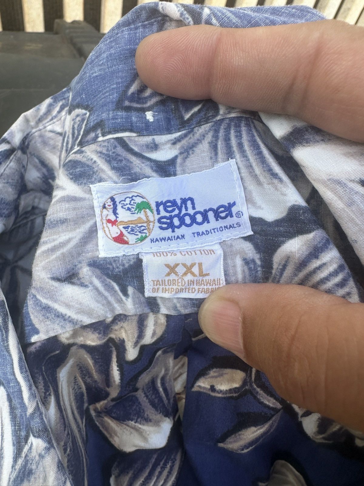 Reyn Spooner PreOwned Reyn Spooner Hawaiian Print Blue Men's XXL Size US XXL / EU 58 / 5 - 4 Thumbnail