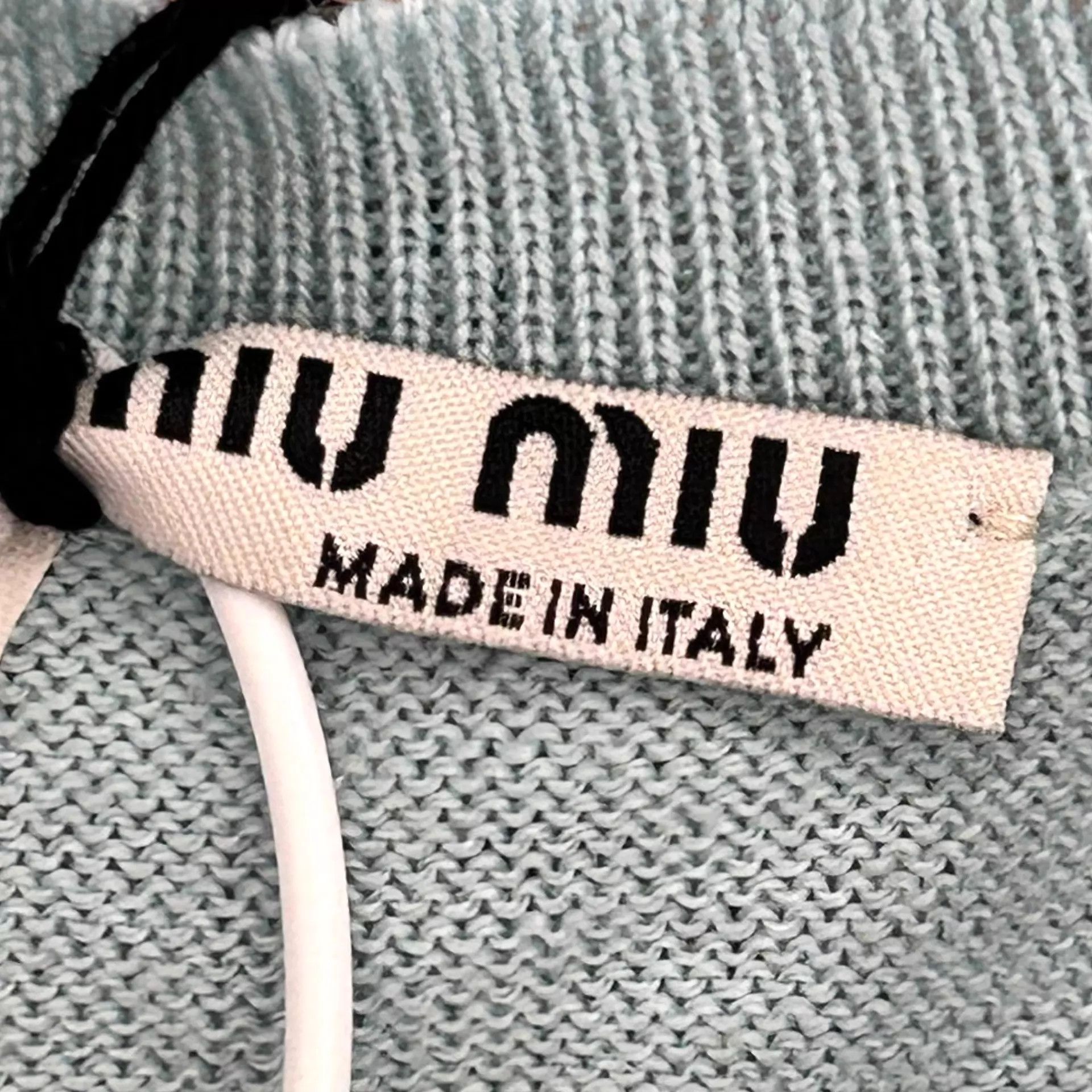 Miu Miu MIU MIU Heart Cutout Knit Cardigan Blue 36 Size XS / US 0-2 / IT 36-38 - 3 Thumbnail