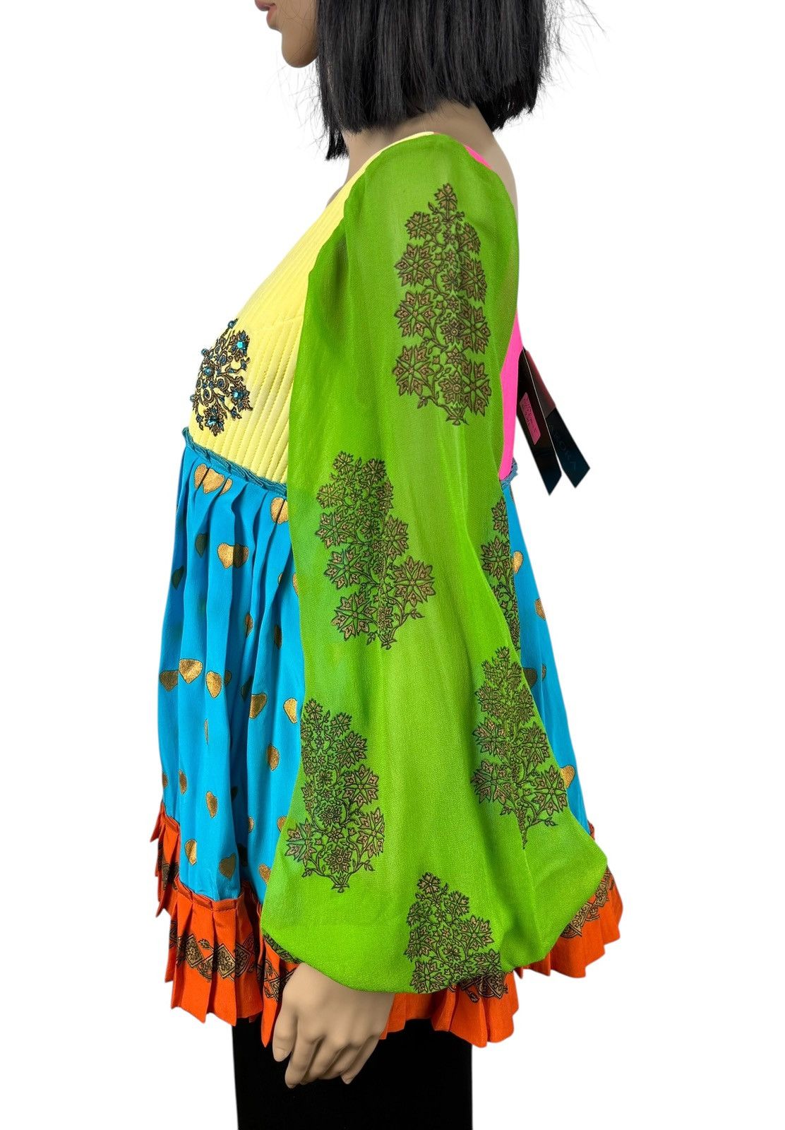 Manish Arora Manish Arora Silk Blouse Pleated Emblished Decor size XL Size XL / US 12-14 / IT 48-50 - 10 Thumbnail
