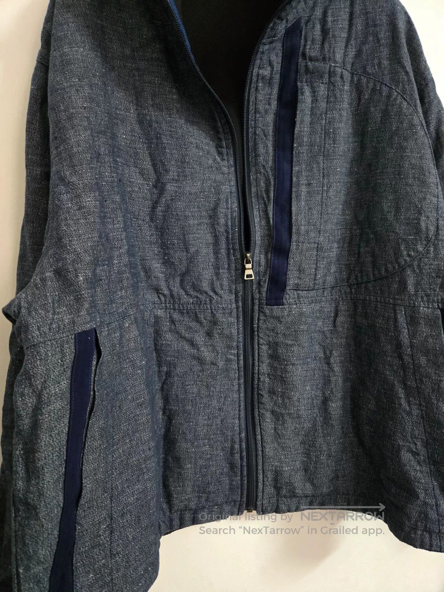 Porter Classic Porter Classic Bresson Indigo Linen Jacket. Size US L / EU 52-54 / 3 - 3 Thumbnail