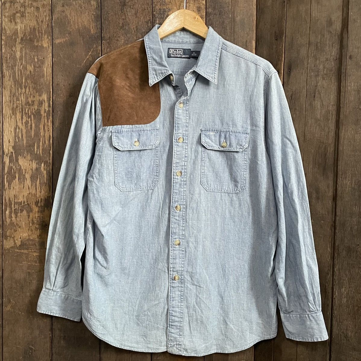 Polo Ralph Lauren Vintage Polo Ralph Lauren Button Up Shirt Size US L / EU 52-54 / 3 - 1 Thumbnail