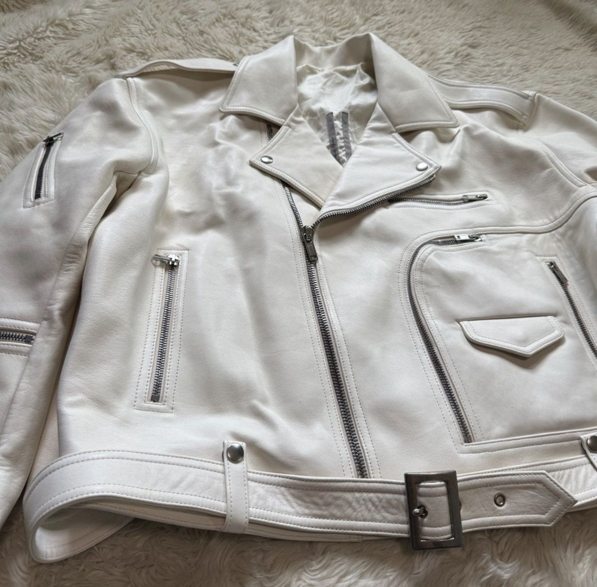 Rick Owens Rick Owens Concordians cropped Bauhaus stooges Albino Jacket Size US L / EU 52-54 / 3 - 7 Thumbnail