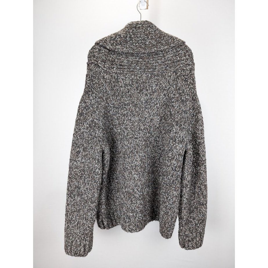 Bottega Veneta o1rshd1 Chunky Alpaca Knitwear Cardigan in Multicolor Size US M / EU 48-50 / 2 - 11 Thumbnail