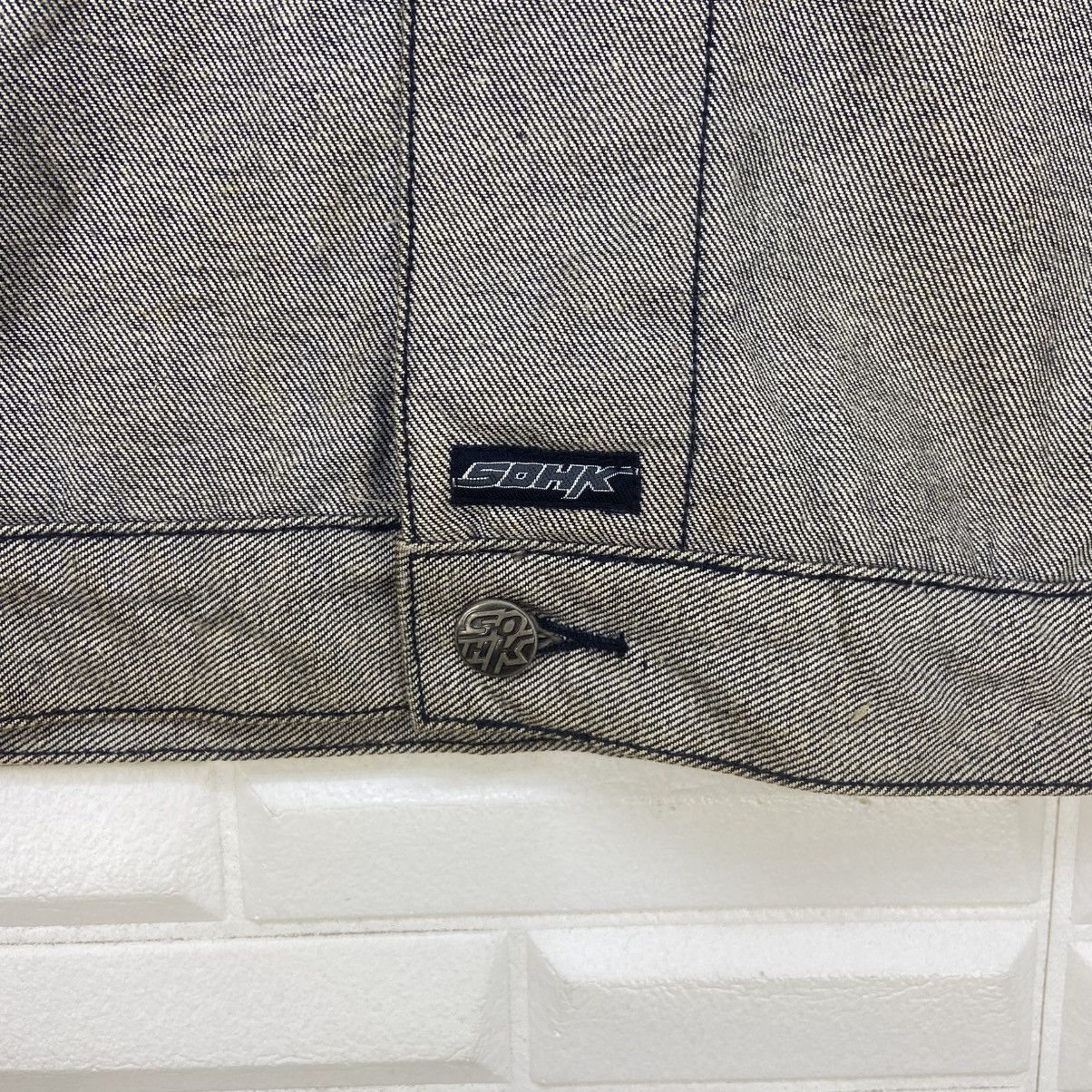 Rap Tees × Vintage Vtg Brooklyn School of Hard Knocks Big Logo Denim Trucker Size US XXL / EU 58 / 5 - 4 Thumbnail