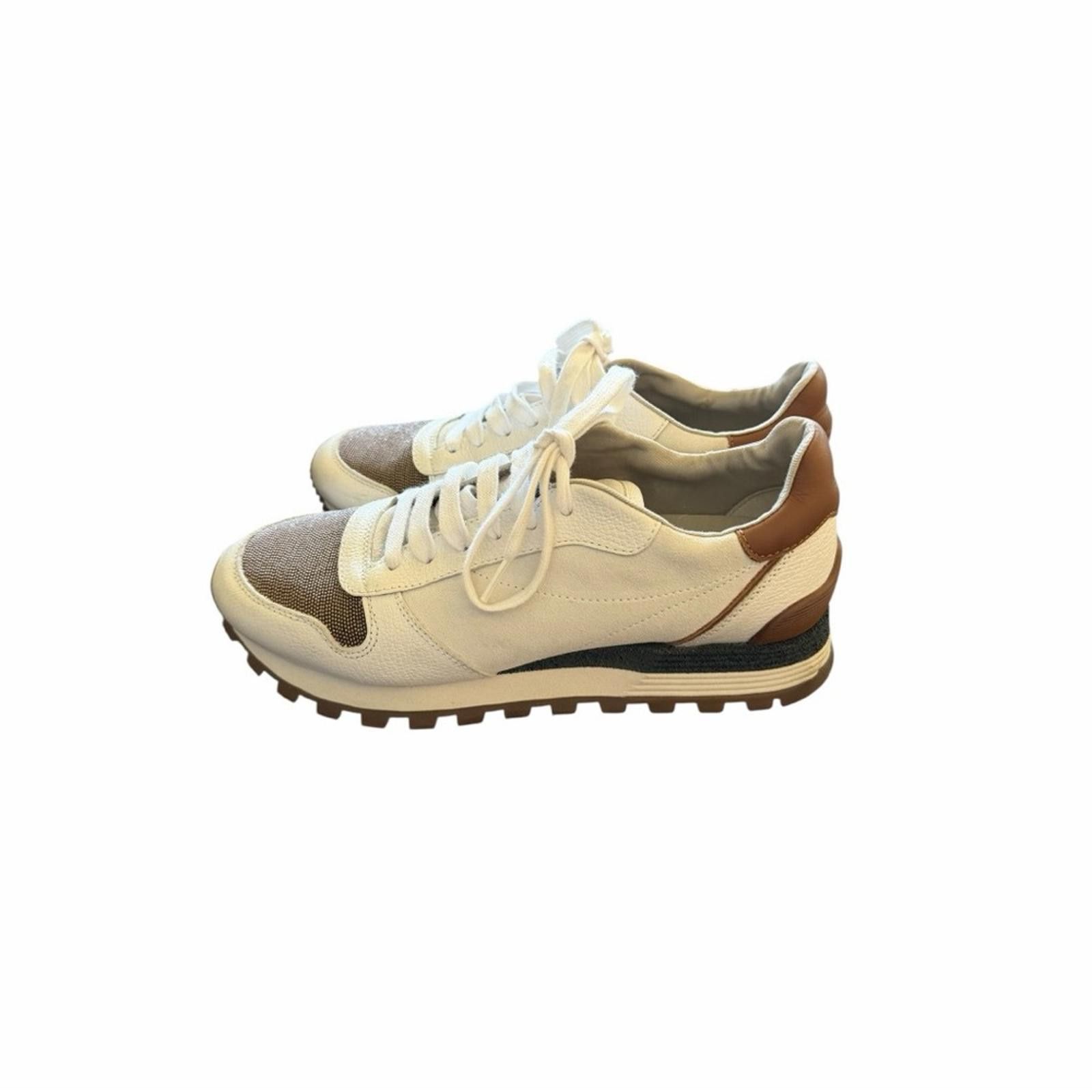 Brunello Cucinelli Brunello Cucinelli Sneakers Monilli Shoes Authentic Sz 39 Size US 8.5 / IT 38.5 - 6 Thumbnail