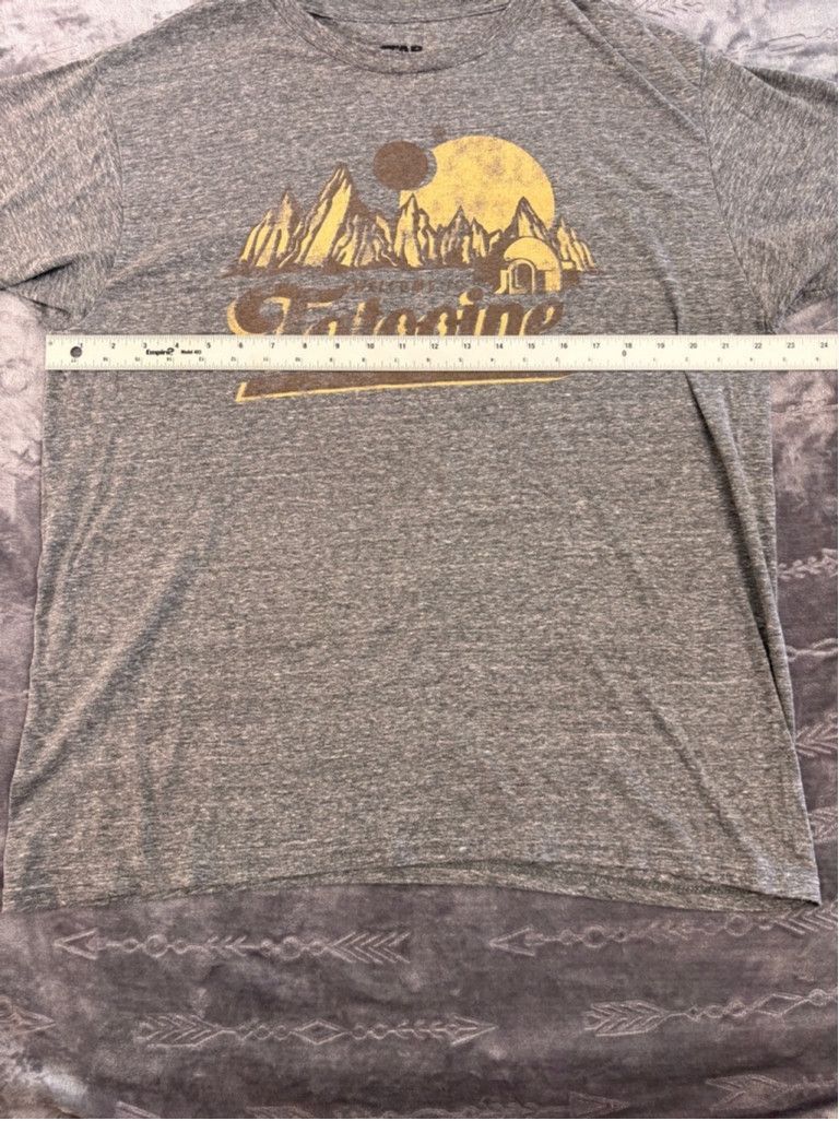 Star Wars Men's Star Wars Tatooine Graphic T-Shirt XL Gray Size US XL / EU 56 / 4 - 3 Thumbnail
