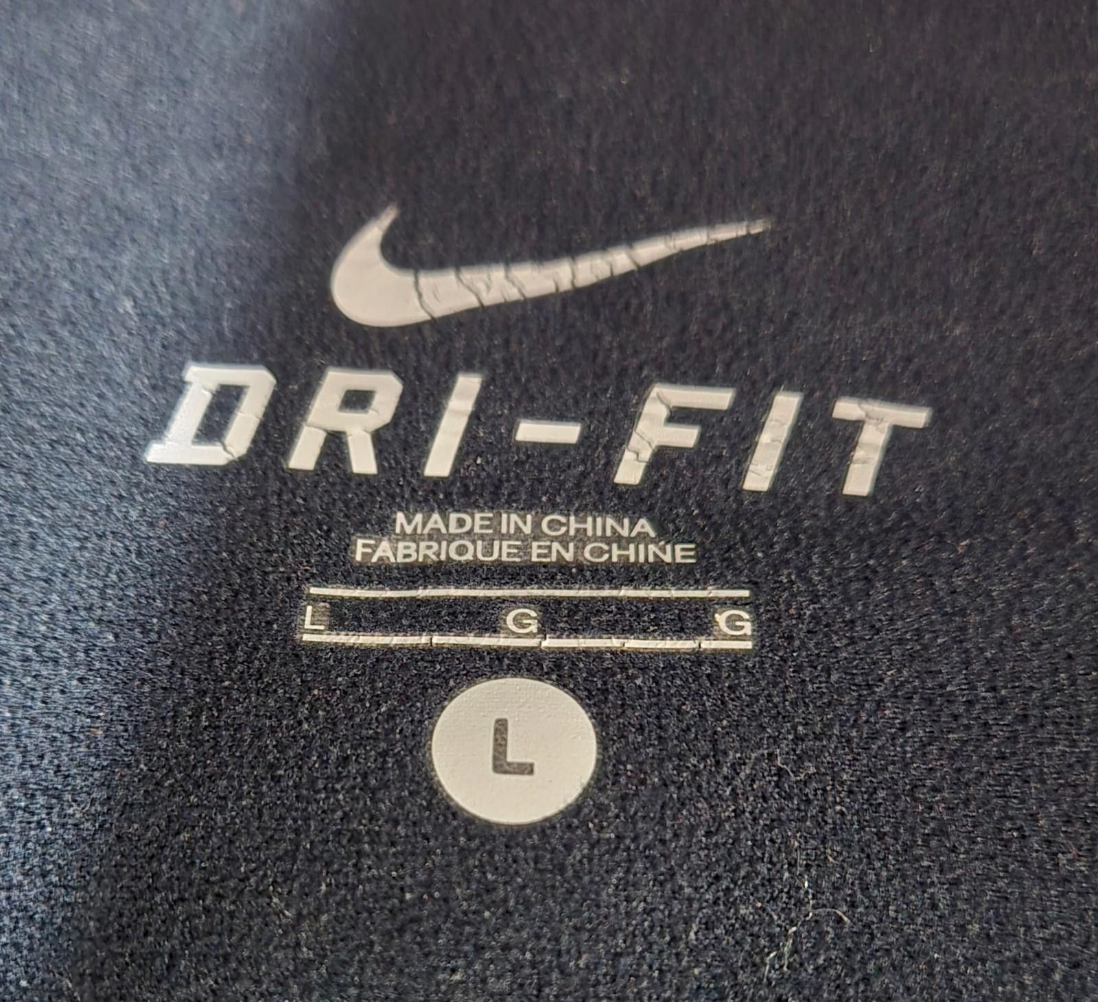 Nike nike dri fit 1/4 zip L Zip Pocket Thumb Holes Dark Blue Gray Size ONE SIZE - 5 Thumbnail