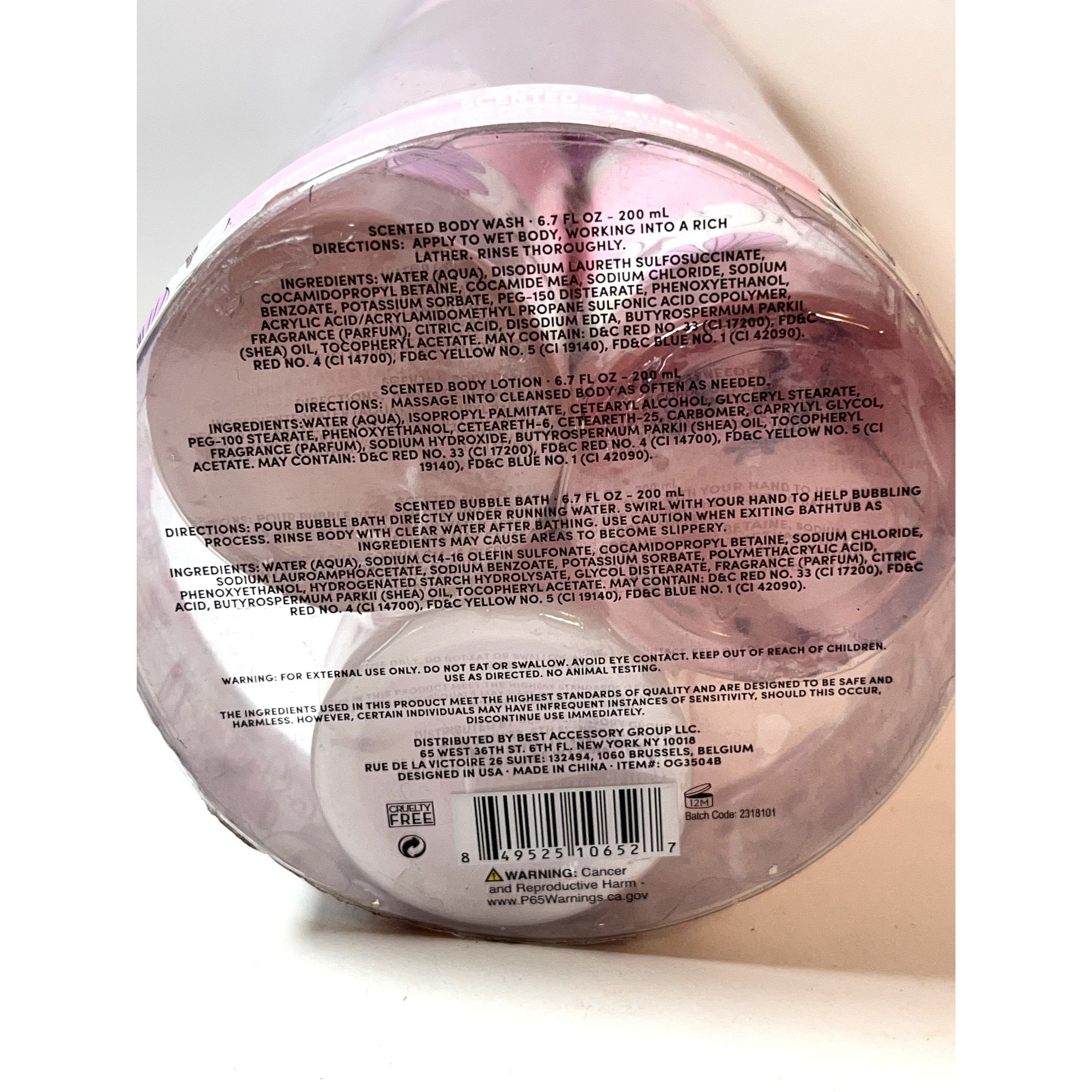 Other PINK GRAPEFRUIT Scented Body Wash Lotion Bubble Bath Olivia Size ONE SIZE - 6 Thumbnail