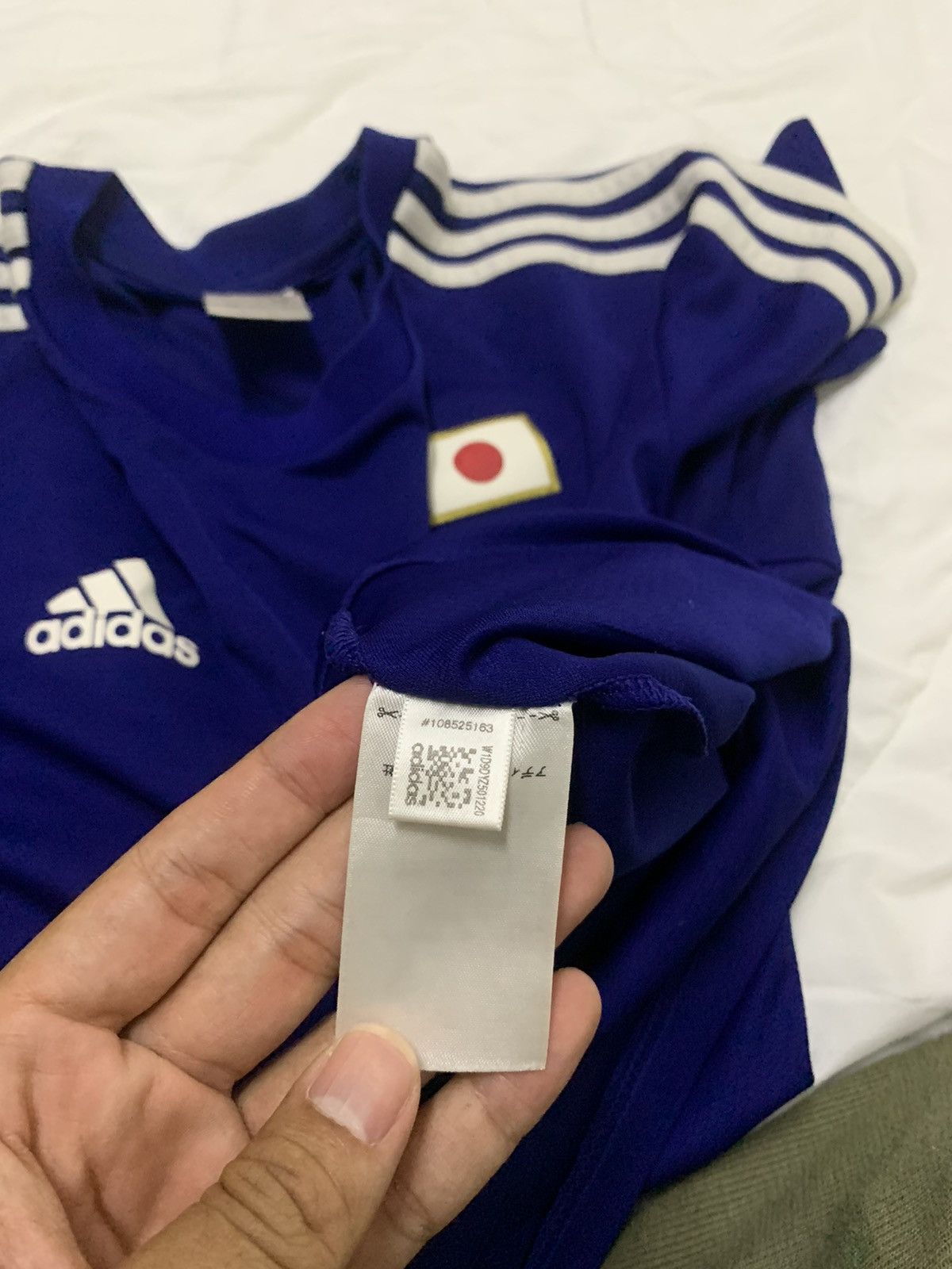 Adidas Adidas Jersey Climalite Japan Football Home Ori (2014-2015) Size US L / EU 52-54 / 3 - 5 Thumbnail