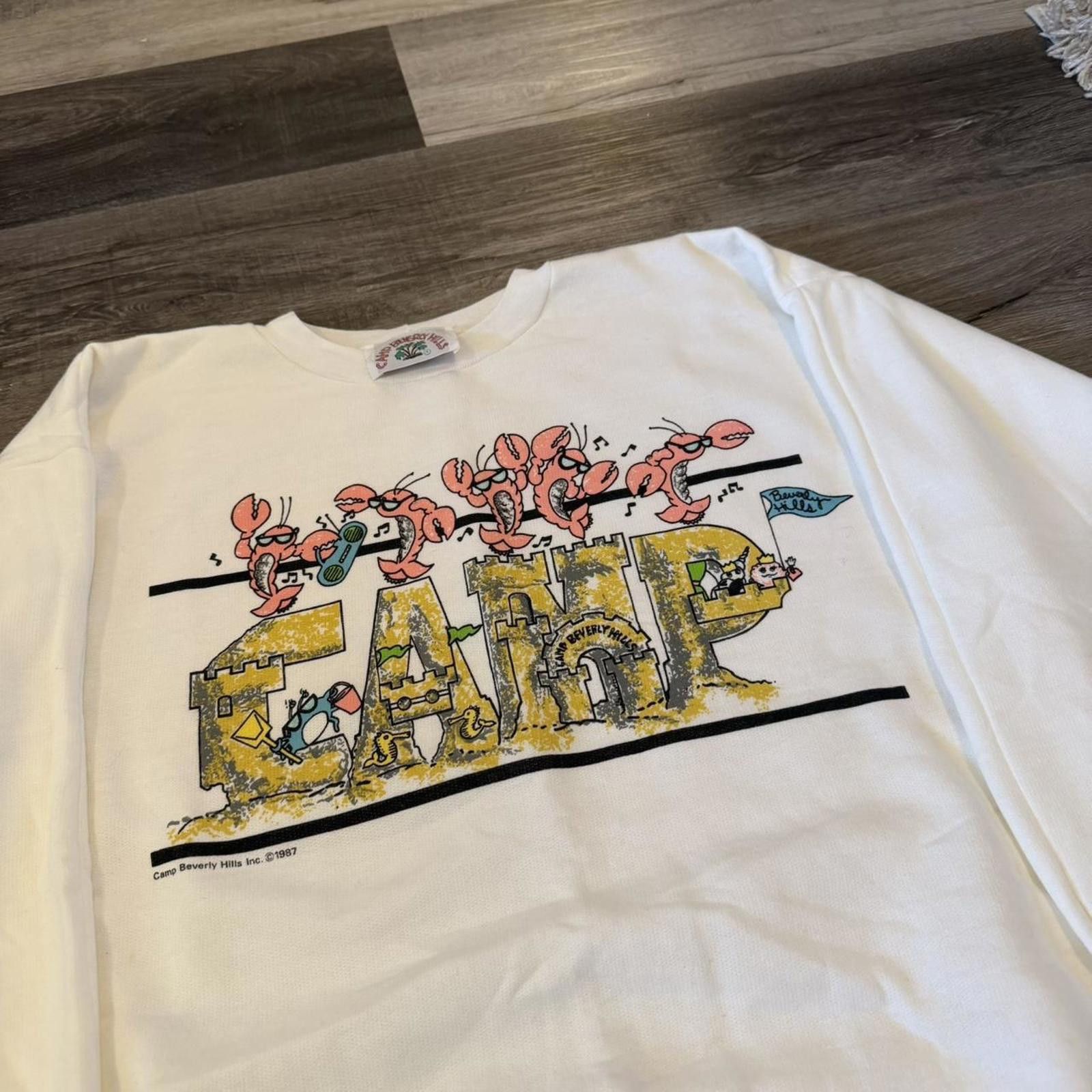 Other Vintage camp Beverly Hills crewneck sweatshirt 1987 M Size US M / EU 48-50 / 2 - 1 Thumbnail