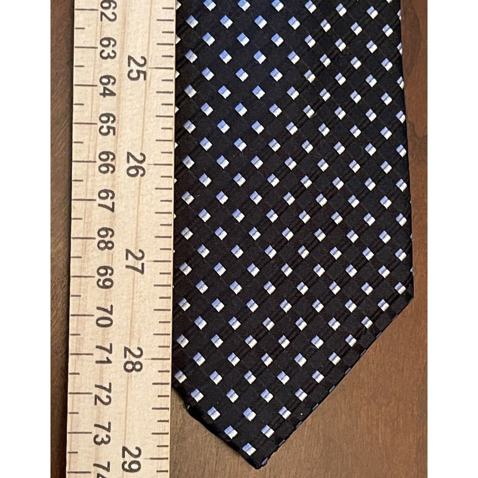 Jones New York Jones New York Black Blue 100% Silk Made In China Size ONE SIZE - 5 Thumbnail