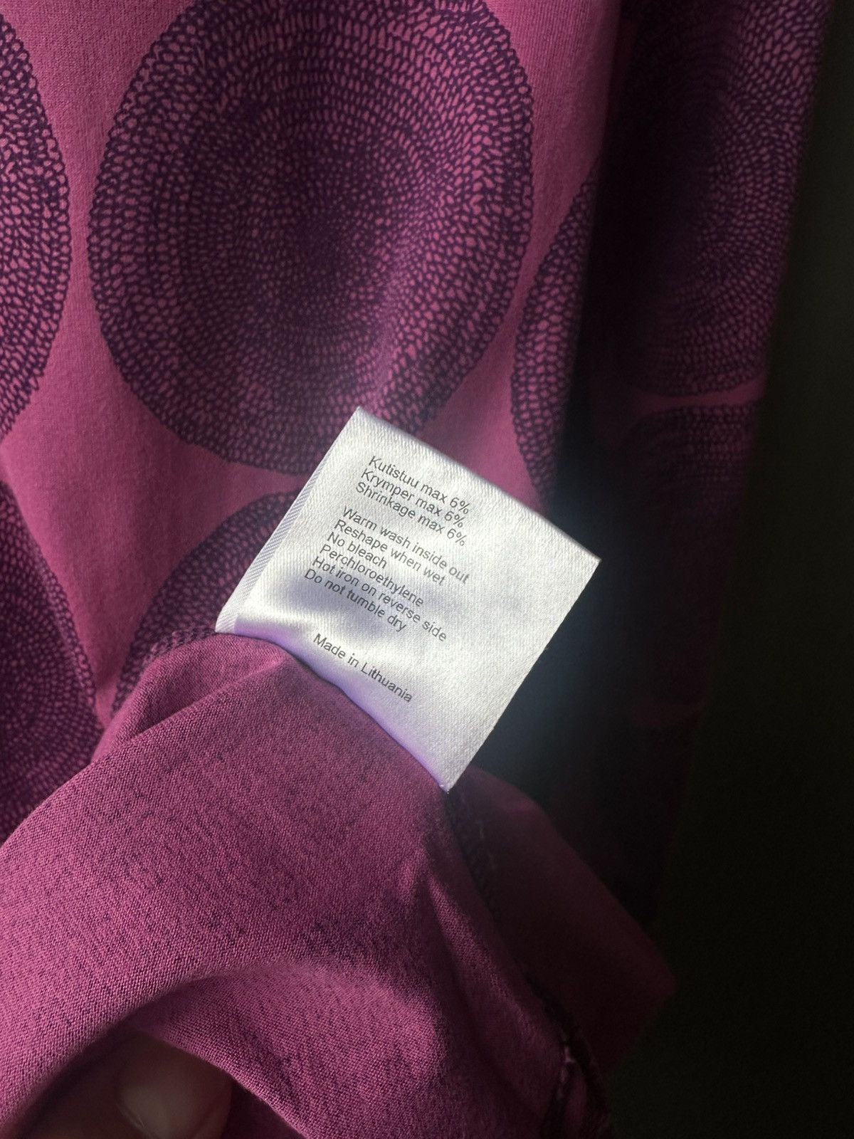 Marimekko Marimekko Pimenta Pink A-Line Geometric Dress Size S Size S / US 4 / IT 40 - 6 Thumbnail
