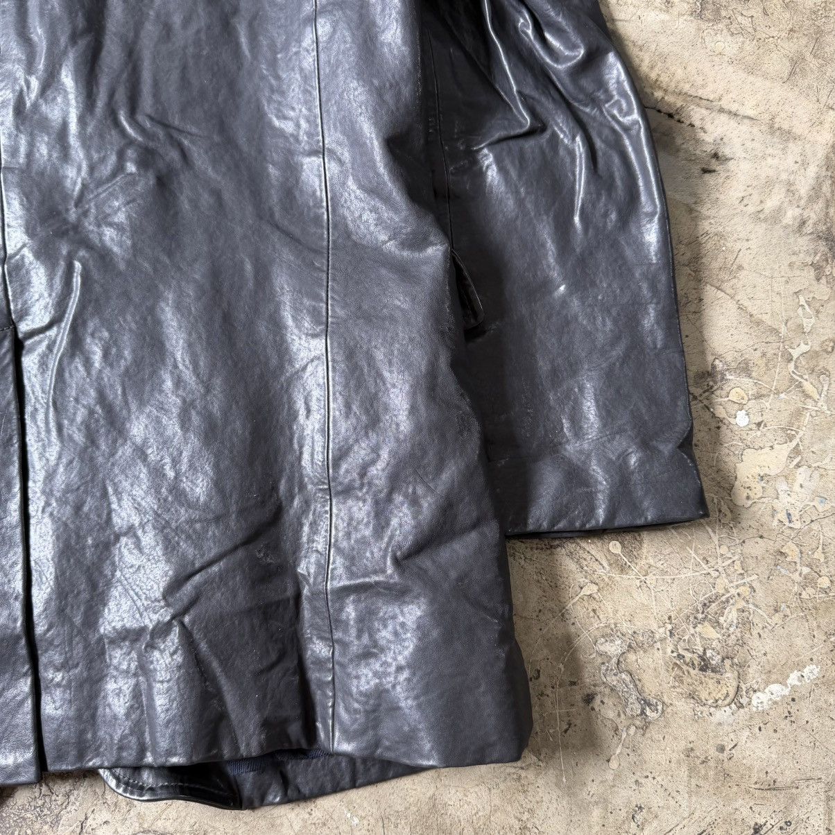 Jil Sander Jil Sander - Raf Simons - Archive Leather 2B Blazer Jacket Size US L / EU 52-54 / 3 - 9 Thumbnail