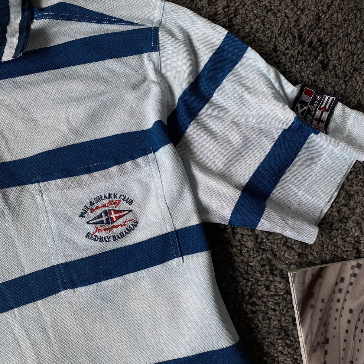 Paul & Shark Paul Shark Red Bay Bahamas Club vintage Size US L / EU 52-54 / 3 - 2 Thumbnail
