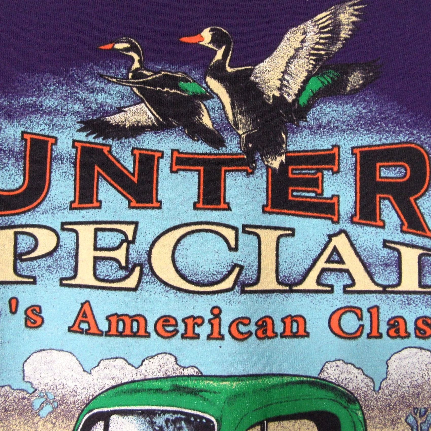 Hunter VINTAGE 90s dog T-Shirt L/XL paper thin single stitch PICKUP TRUCK SPECIAL HUNTERS Men Size US L / EU 52-54 / 3 - 5 Thumbnail