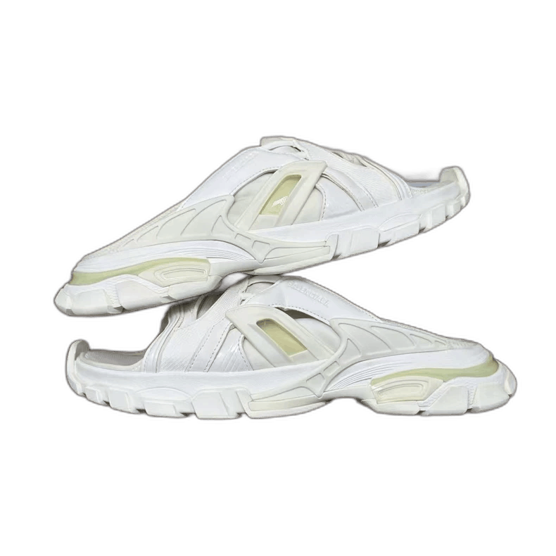 Balenciaga Balenciaga Track Slide Sandals White Size 44 Size US 10 / EU 43 - 1 Thumbnail
