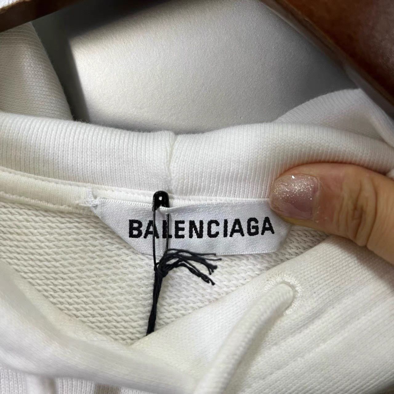Balenciaga Balenciaga Buckle Logo Hoodie K28 Size US XS / EU 42 / 0 - 3 Thumbnail