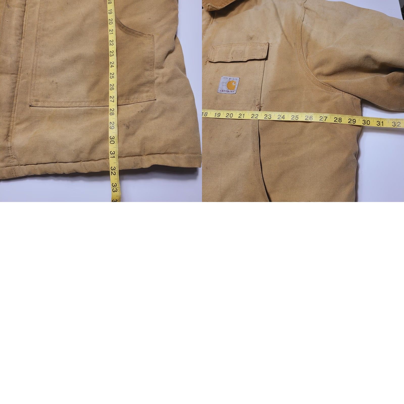 Carhartt VINTAGE Carhartt 100 Years 1989 Canvas Work Jacket Beige Mens Size 3XL Made USA Size US XXL / EU 58 / 5 - 8 Thumbnail
