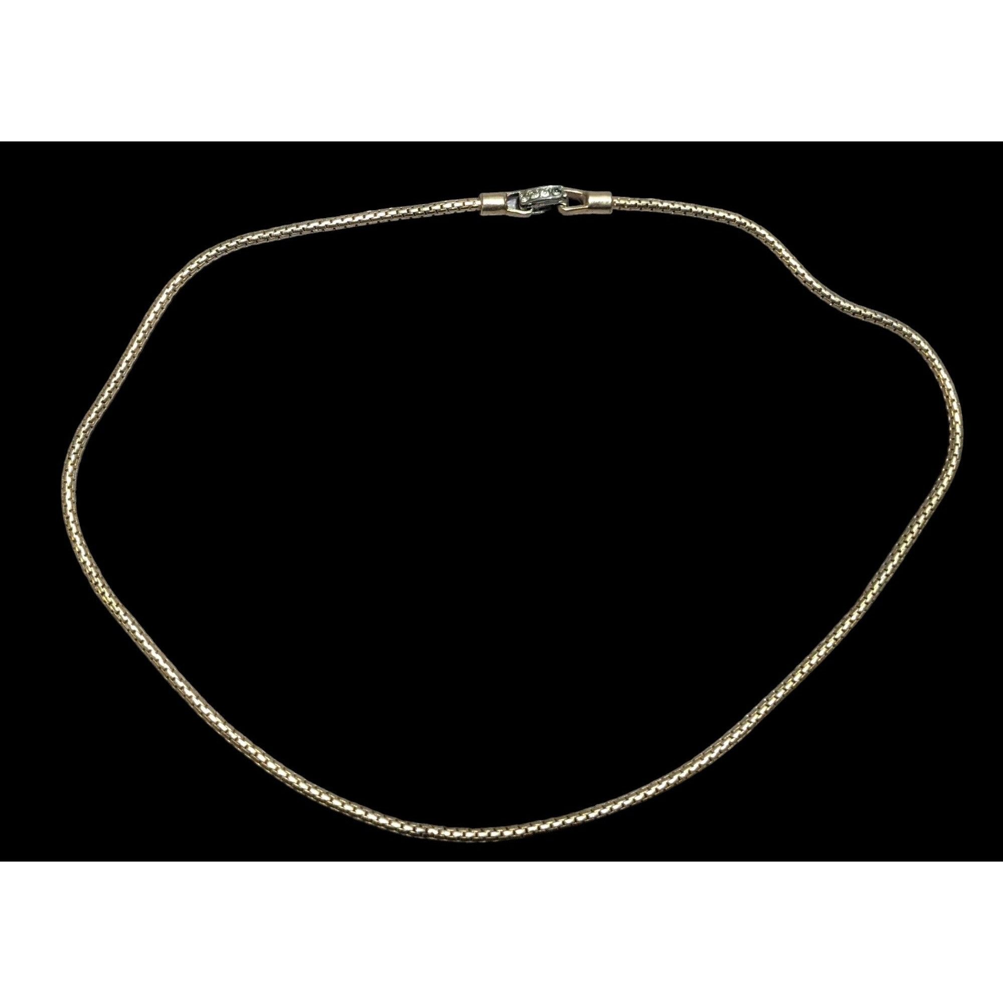 Other Vintage Gold Snake Chain Necklace Size ONE SIZE - 1 Thumbnail