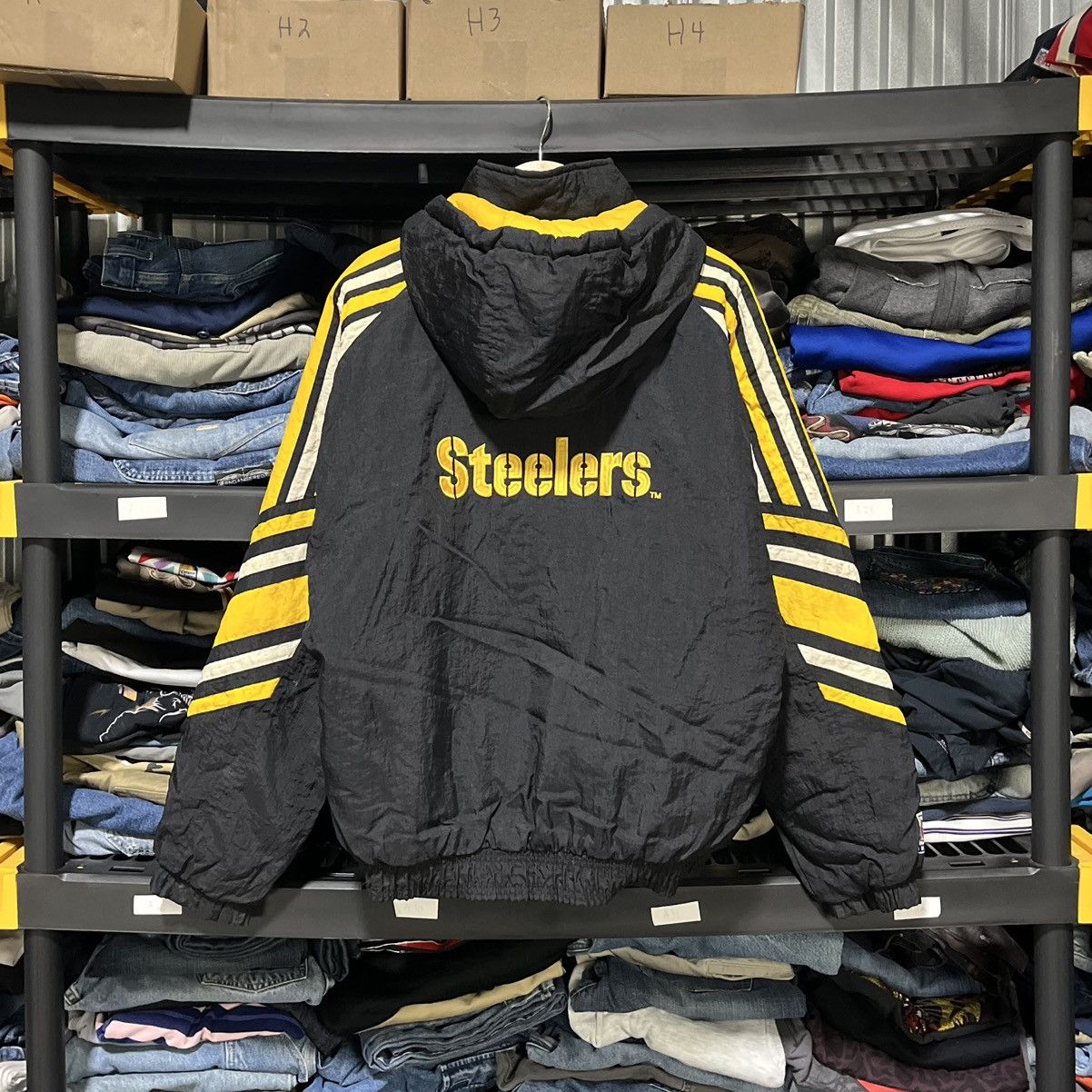 Starter VTG Pittsburgh Steelers Starter Pro Line 90s Puffer Jacket Size US XL / EU 56 / 4 - 2 Thumbnail