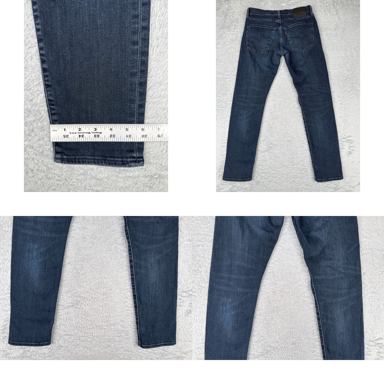 Levi's VINTAGE Levis Premium Jeans Men 30 Blue Denim Slim Taper 512 Cotton Big E Premium 29x28 Jeans Size US 30 / EU 46 - 10 Thumbnail