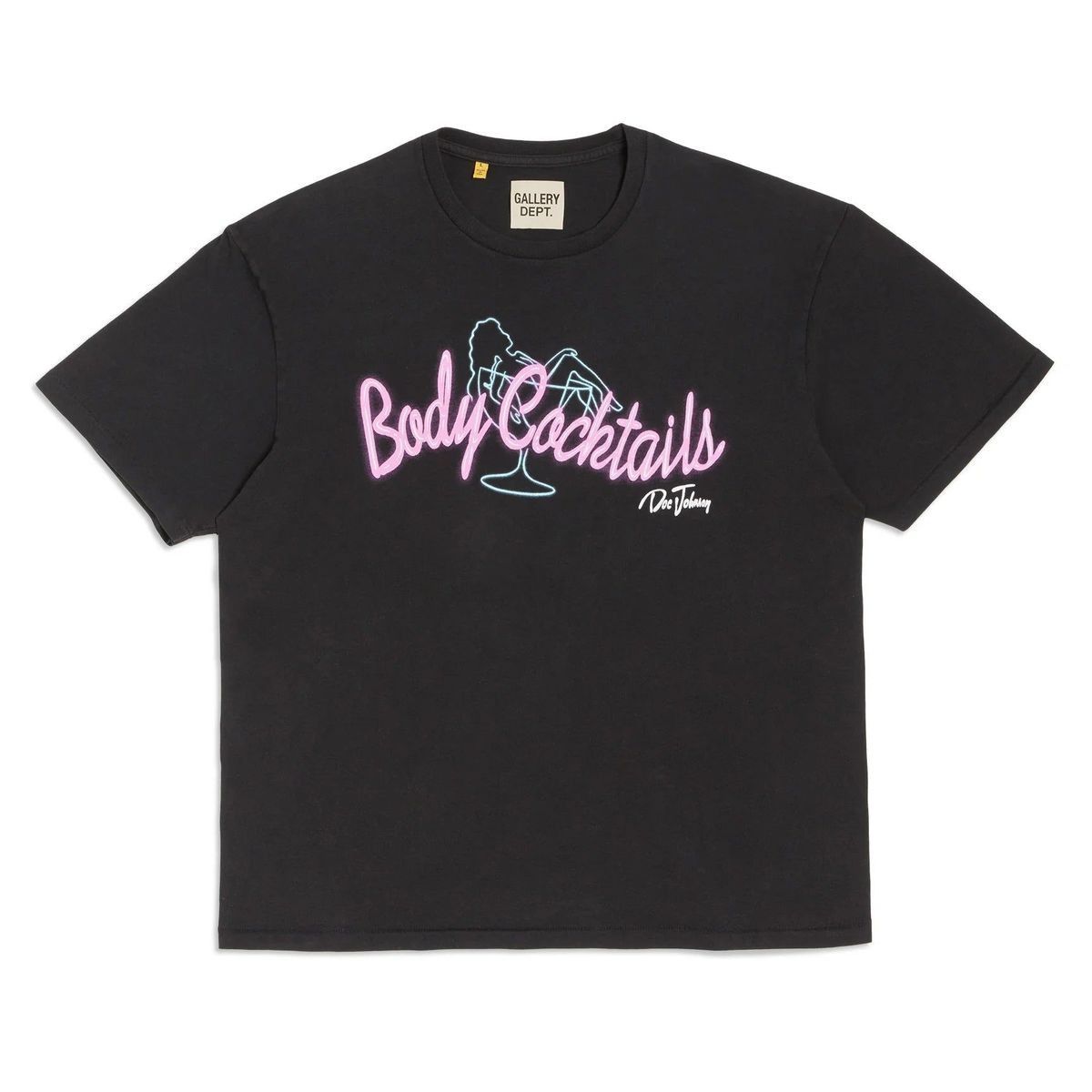 o1mle0725 Body Cocktails T-Shirt in Black