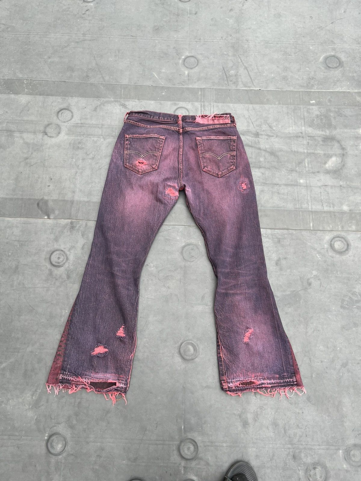 Levi's Red Reptilian denim Size US 34 / EU 50 - 7 Thumbnail