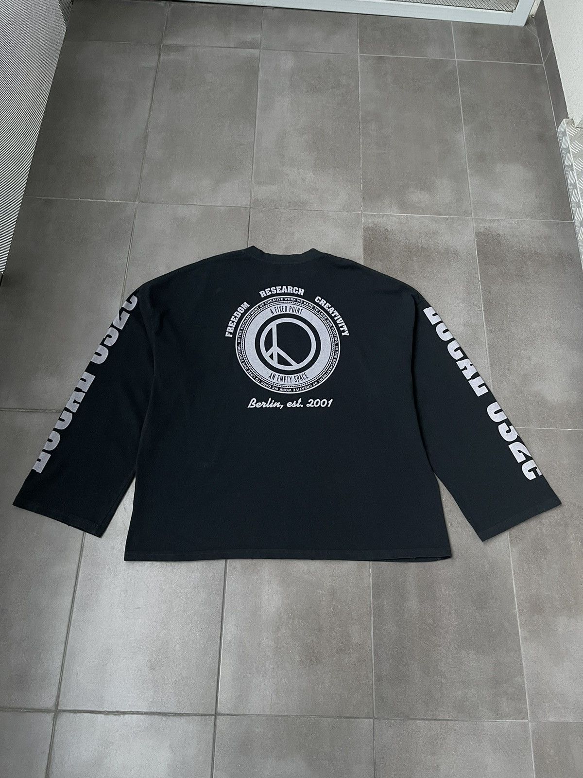 032c !DS! FW23 032c "Repetirion" Local Boxy Black Long Sleeve Size XL / US 12-14 / IT 48-50 - 17 Thumbnail