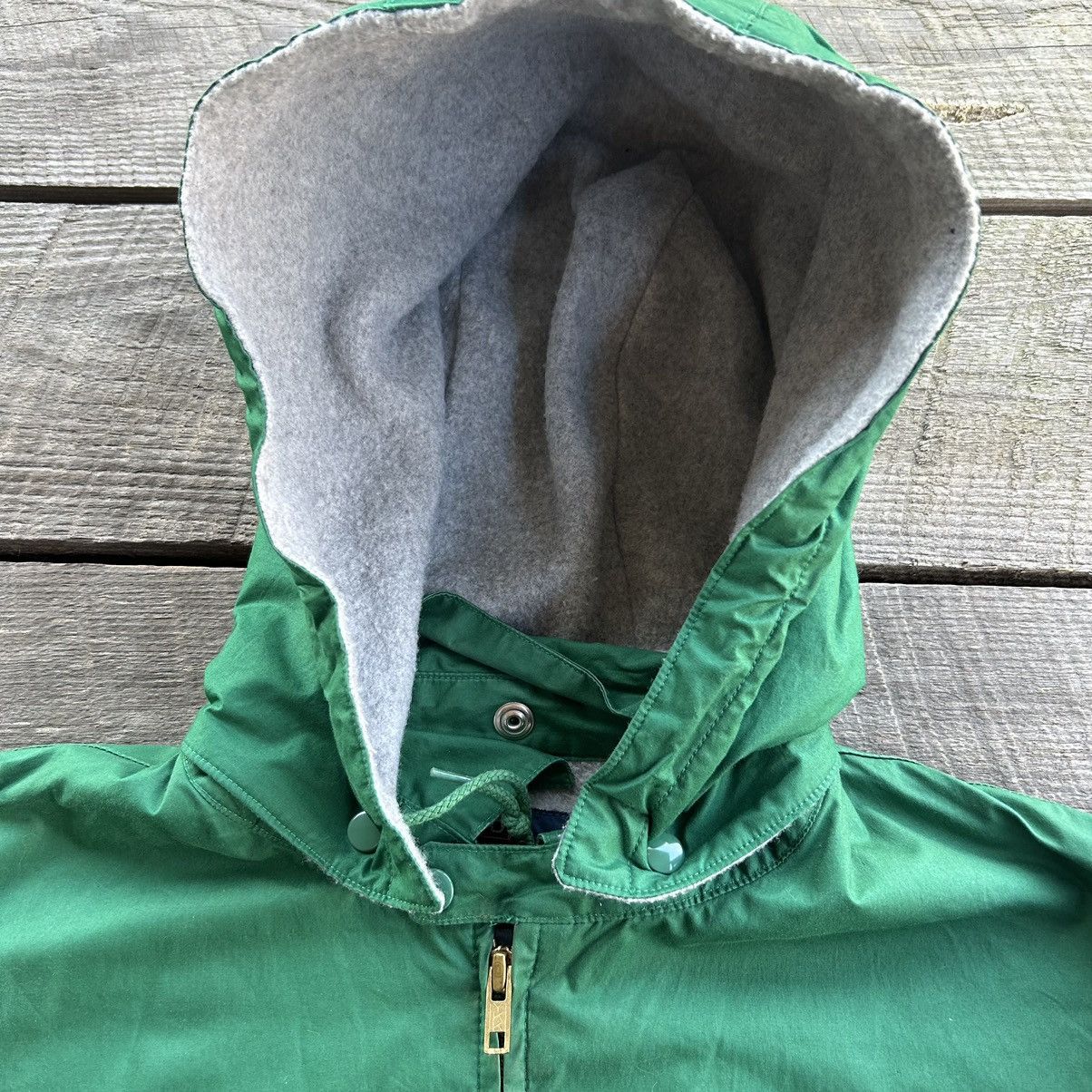 Polo Ralph Lauren Vintage Polo Ralph Lauren Fleece Line Hooded Green Jacket Size US L / EU 52-54 / 3 - 5 Thumbnail