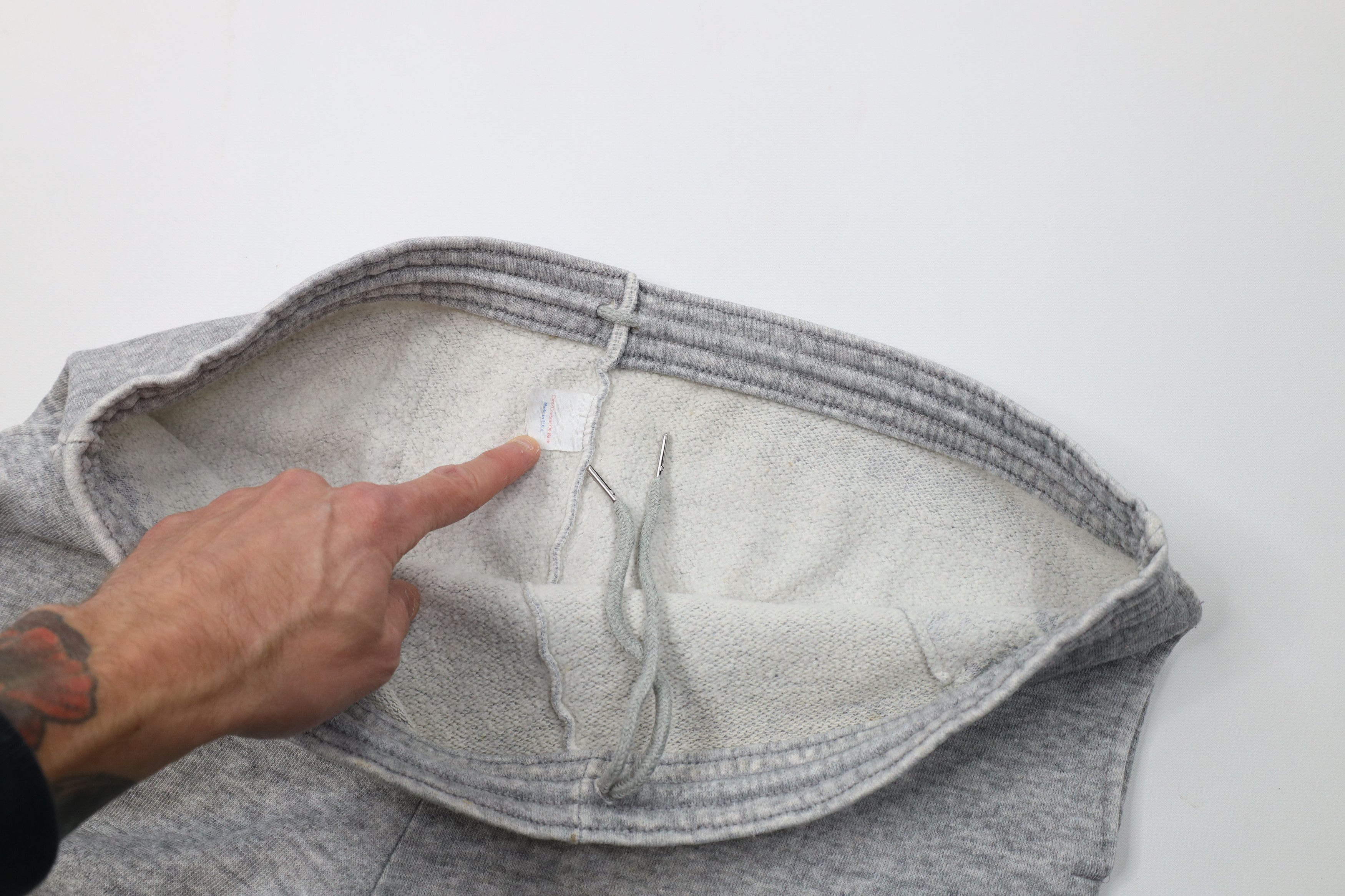 Vintage Vintage 70s 80s Streetwear Triblend Sweatpants Gray USA Size US 38 / EU 54 - 10 Thumbnail